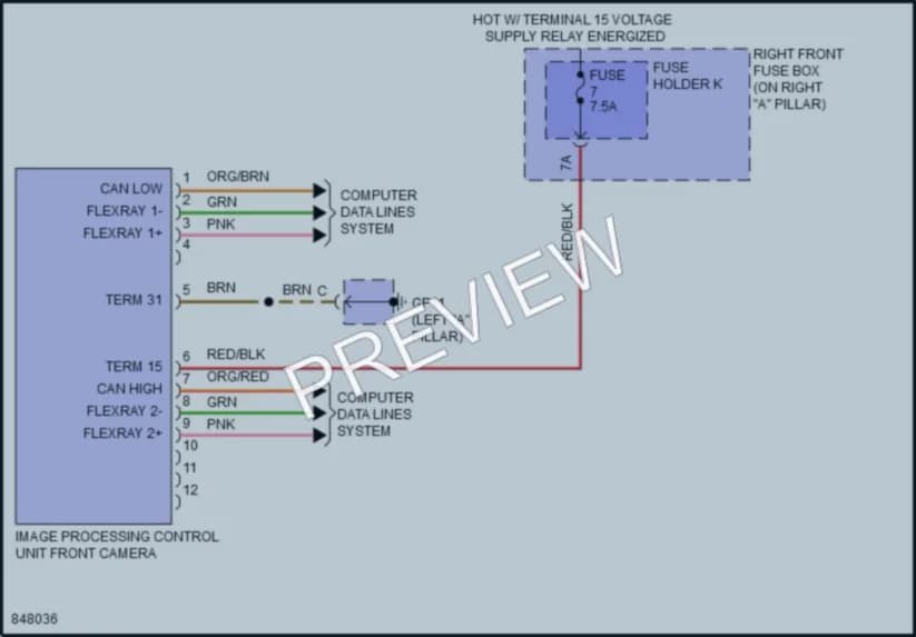 2023 Porsche PanameraHybrid Navigation wiring diagram preview