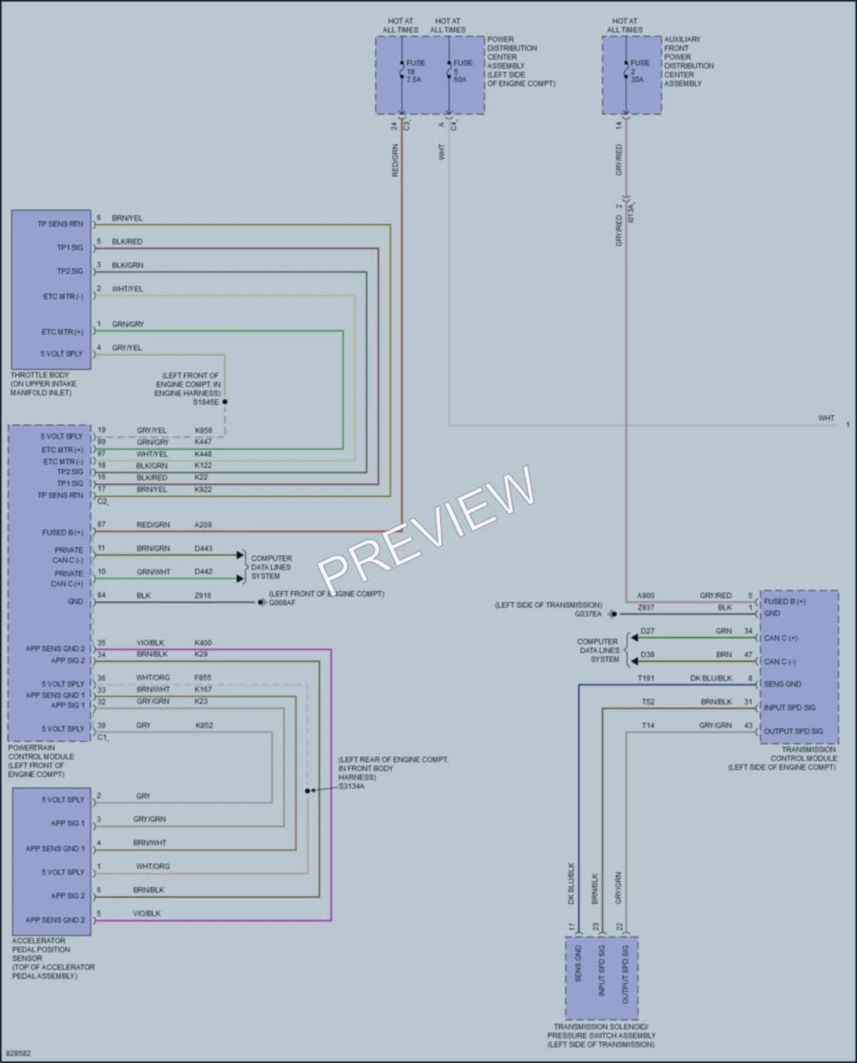 2023 Ram 2500ProMaster Cruise Control wiring diagram preview