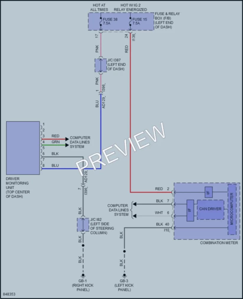 2023 Subaru Ascent Navigation wiring diagram preview