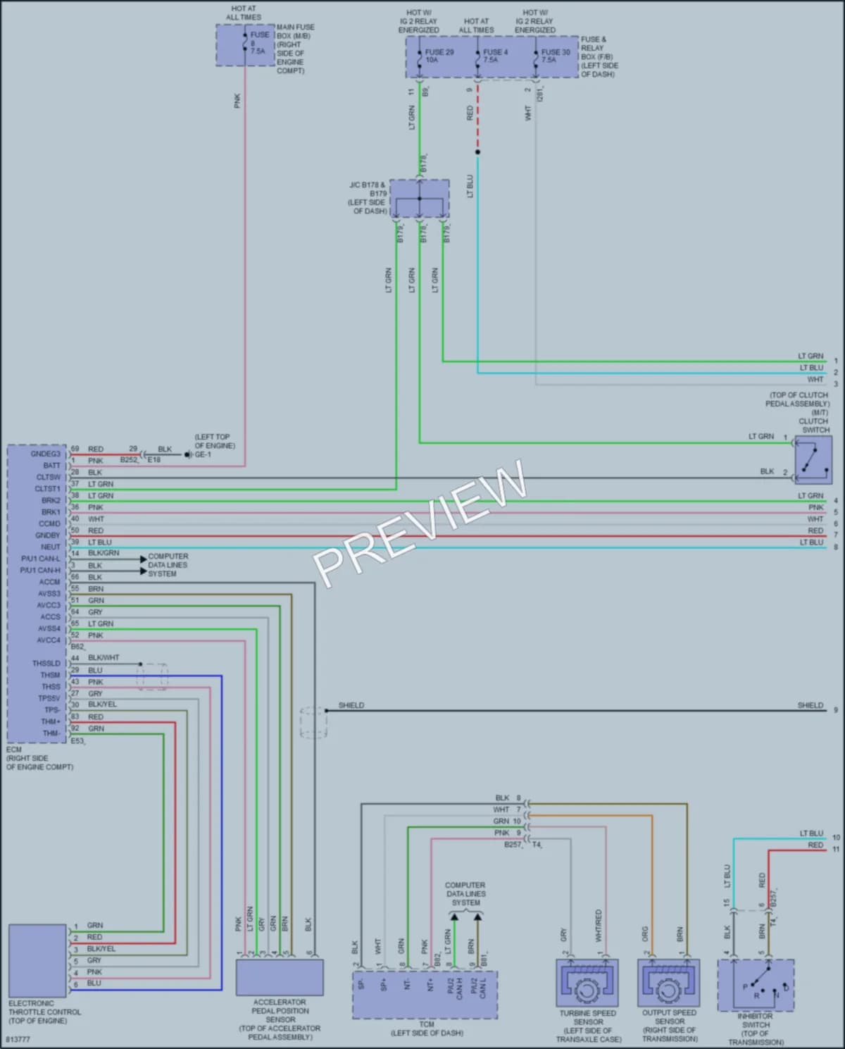 2023 Subaru BRZ Cruise Control wiring diagram preview