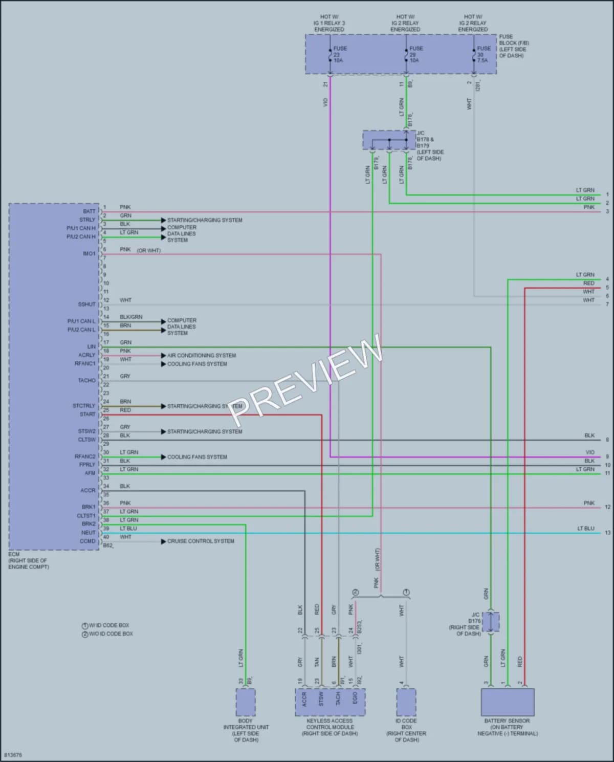 2023 Subaru BRZ Engine Performance wiring diagram preview