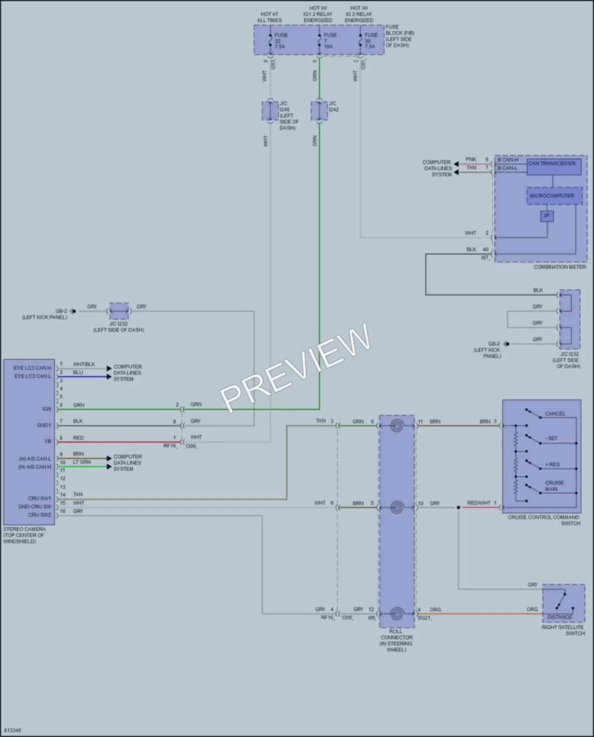 2023 Subaru BRZ Navigation wiring diagram preview