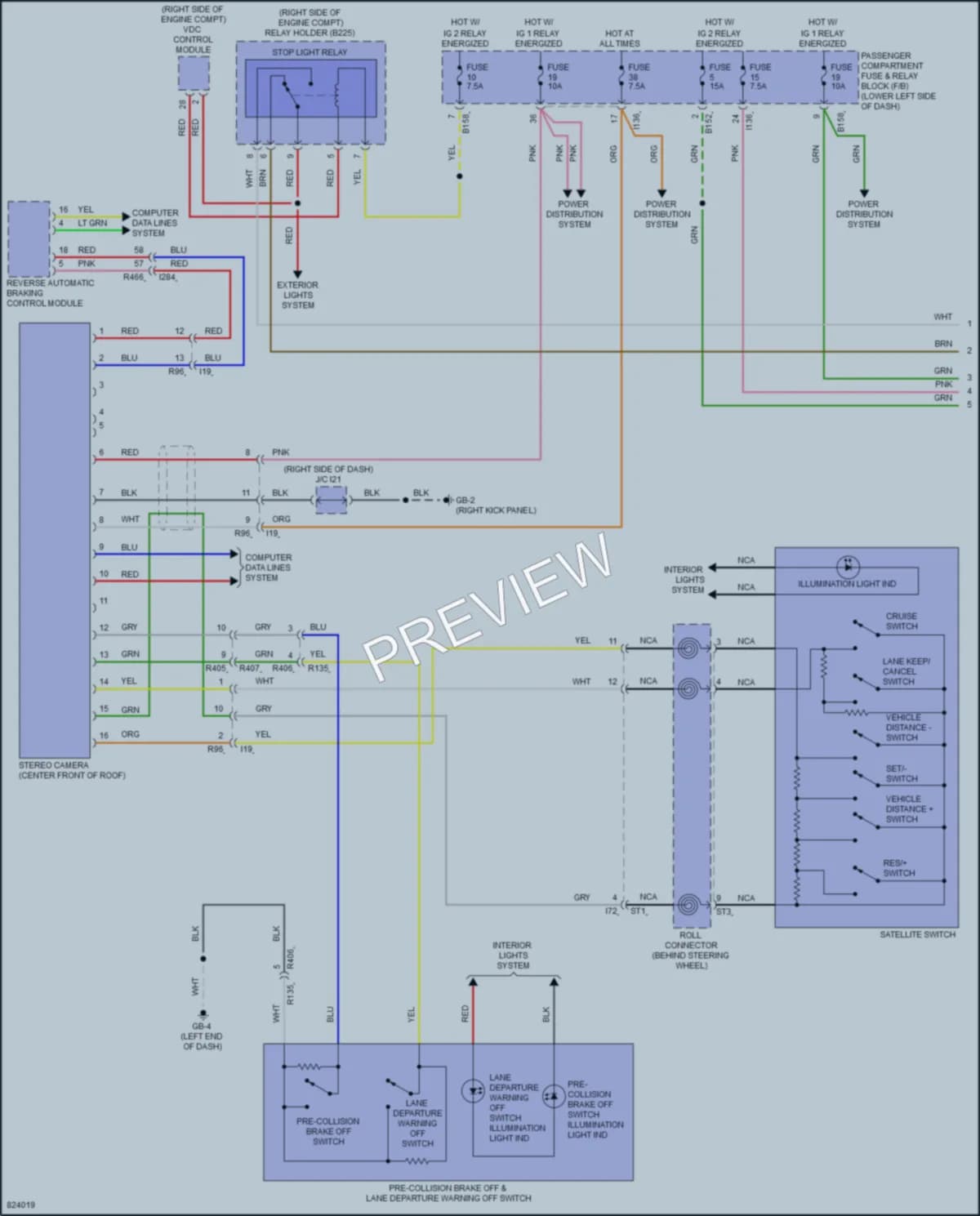2023 Subaru Impreza Navigation wiring diagram preview