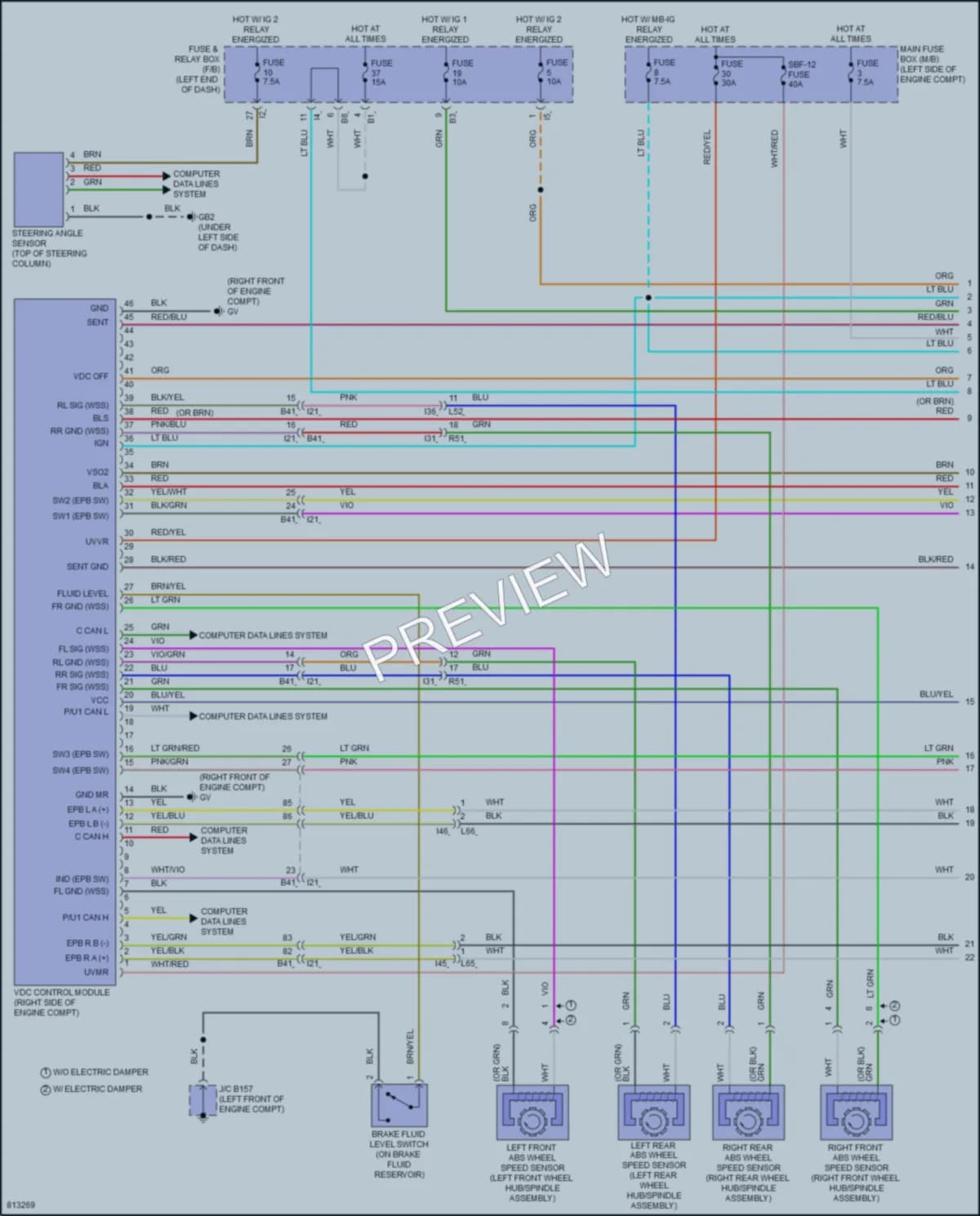 2023 Subaru WRX Anti Lock Brakes wiring diagram preview