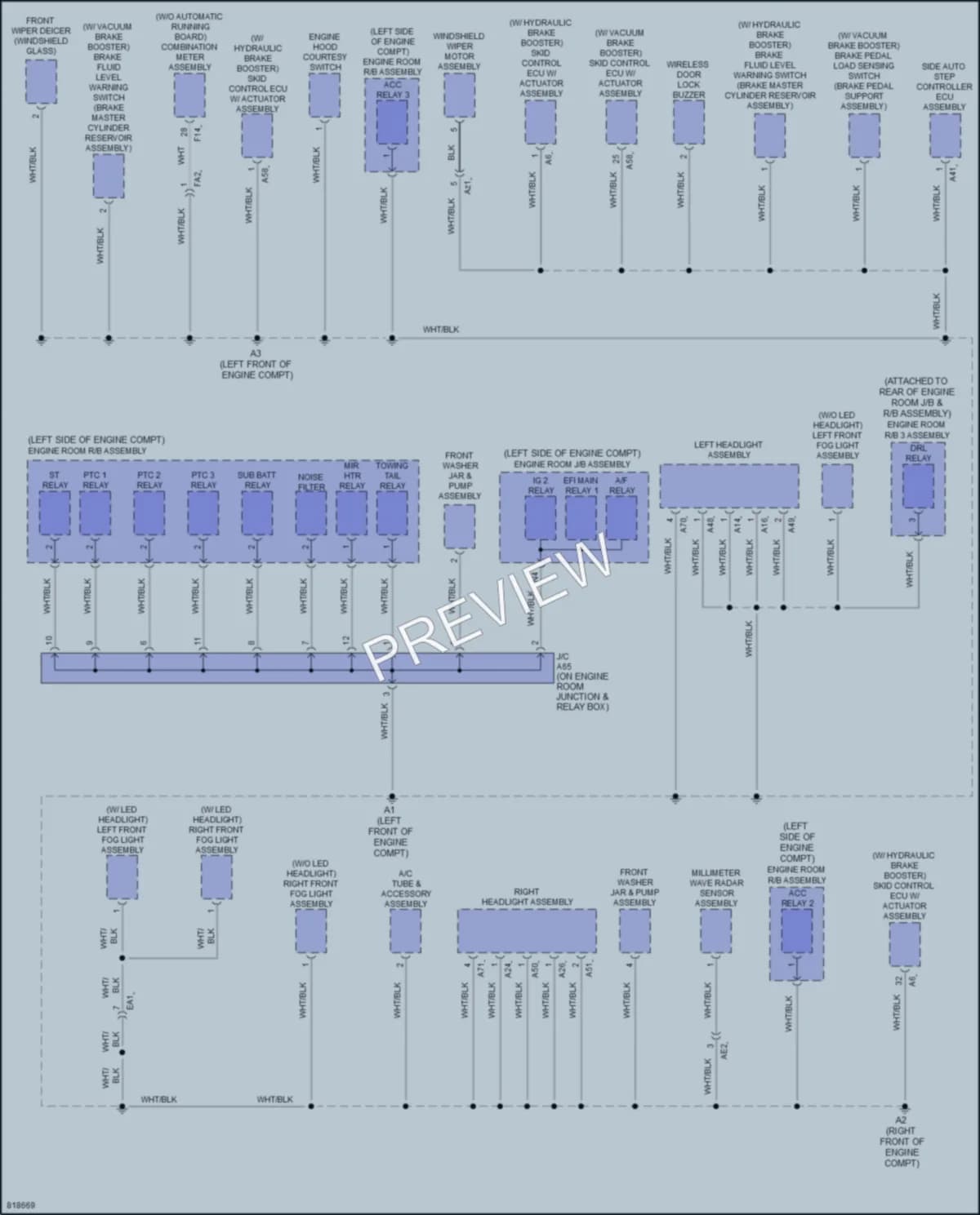 2023 Toyota 4Runner Ground Distribution wiring diagram preview