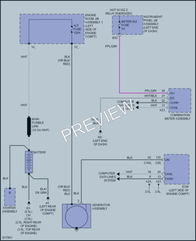 2023 Toyota CamryHybrid Starting Charging wiring diagram preview