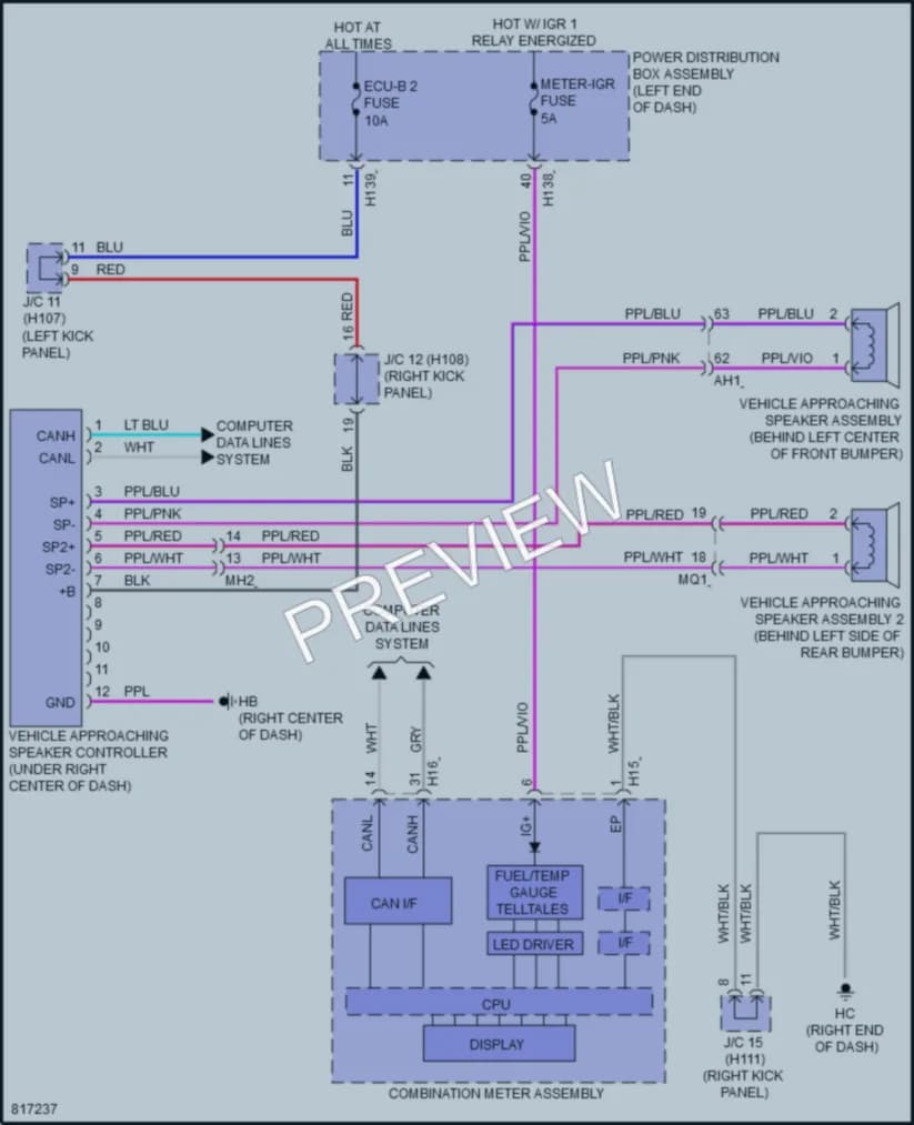 2023 Toyota CrownHybrid Active Bodyworks wiring diagram preview