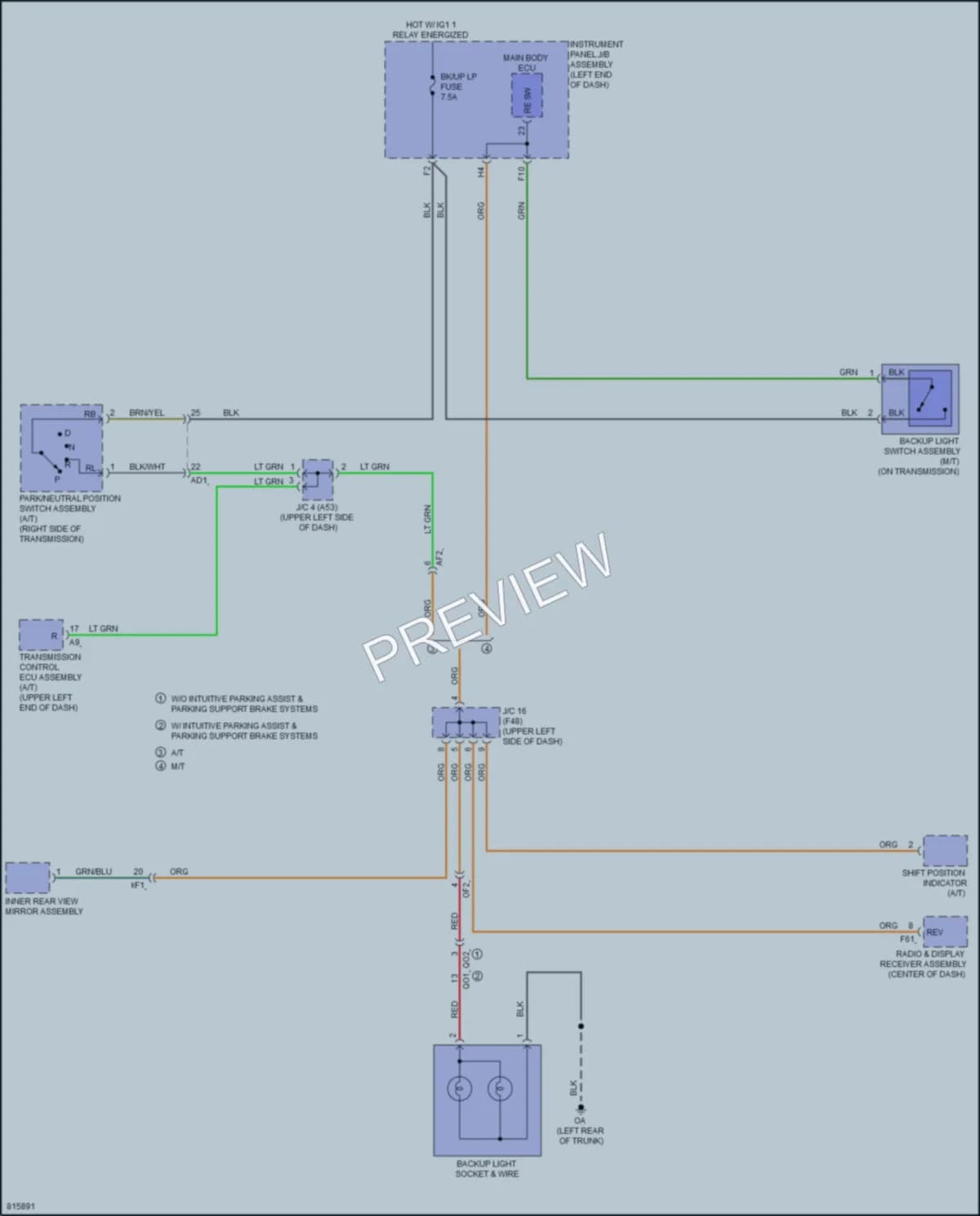 2023 Toyota GR86 Exterior Lights wiring diagram preview