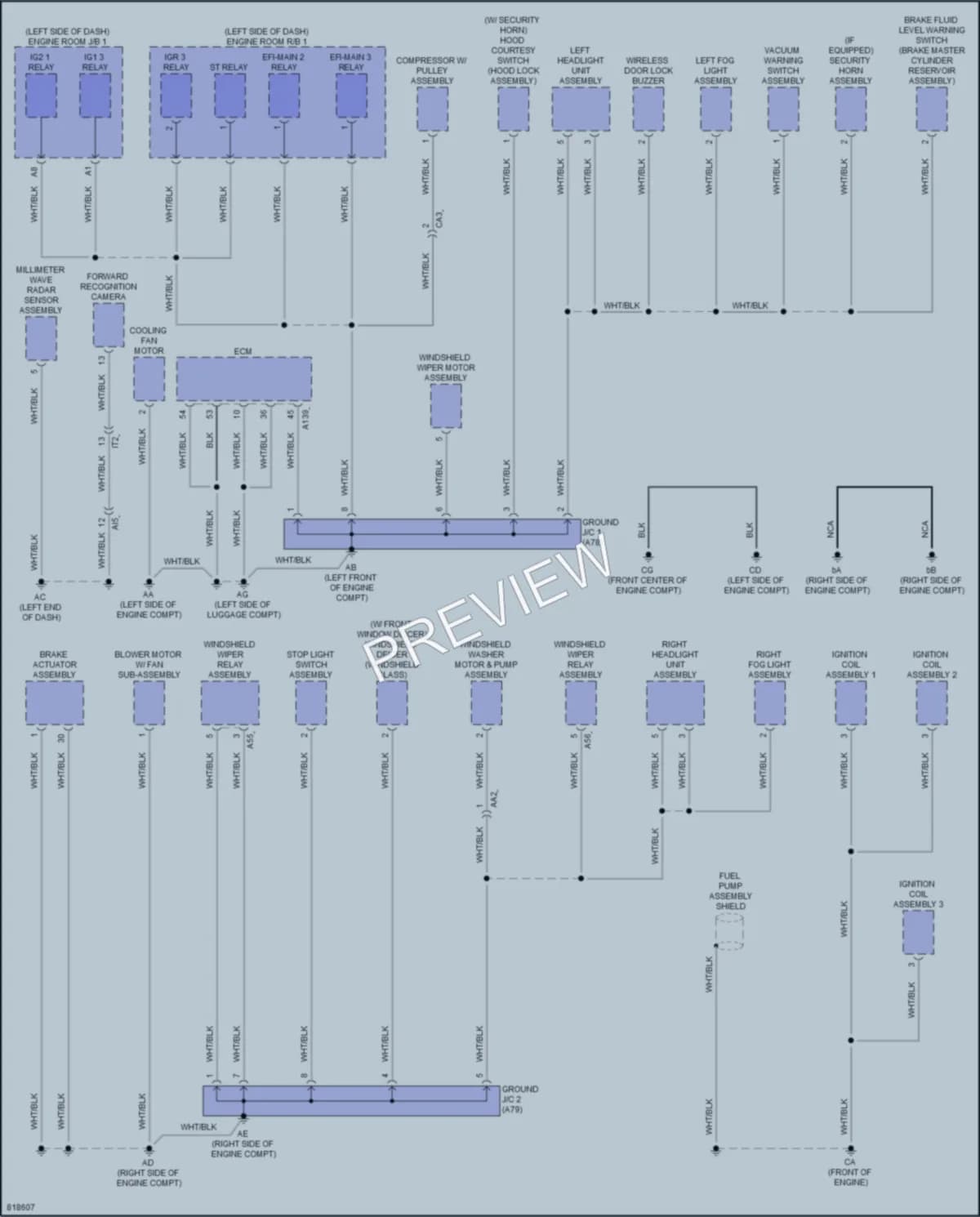 2023 Toyota GRCorolla Ground Distribution wiring diagram preview