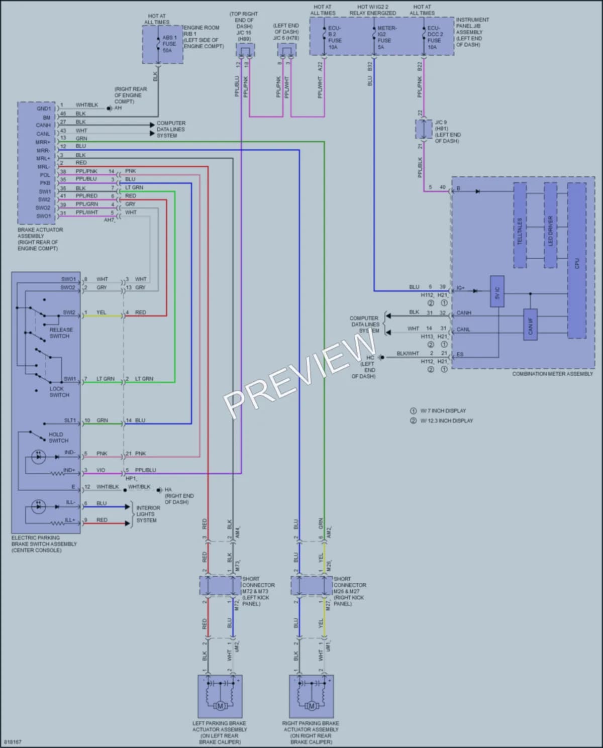 2023 Toyota HighlanderHybrid Shift Interlock wiring diagram preview