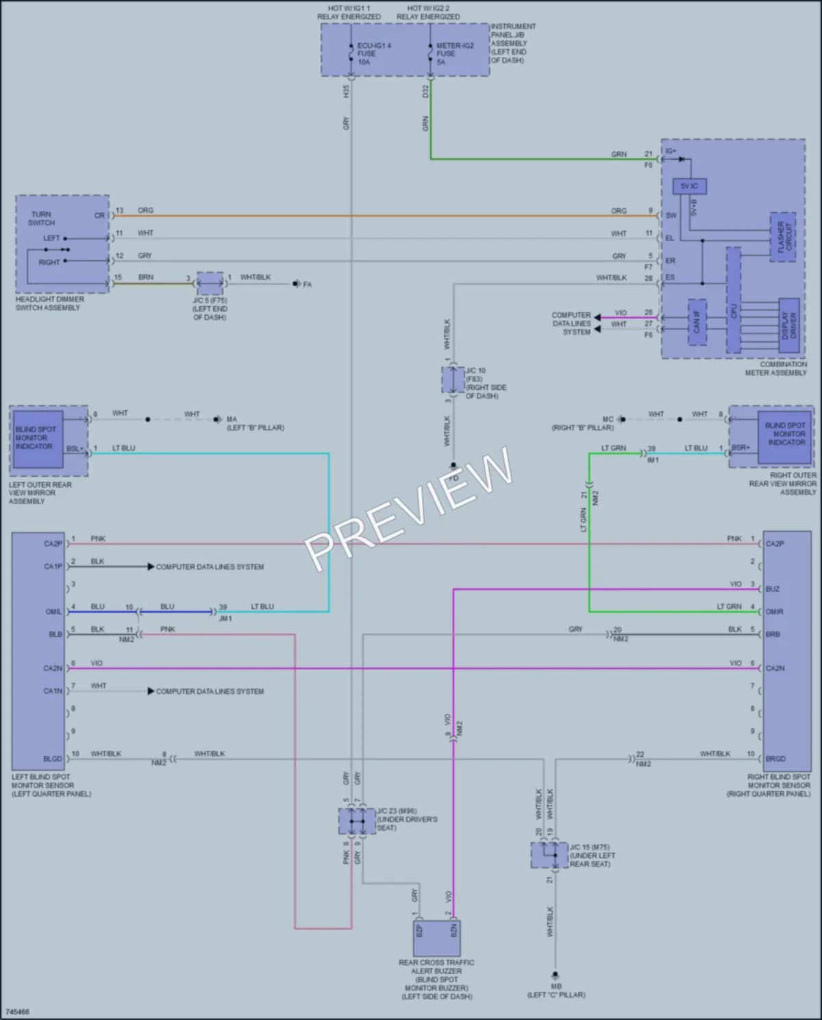 2023 Toyota Prius Navigation wiring diagram preview