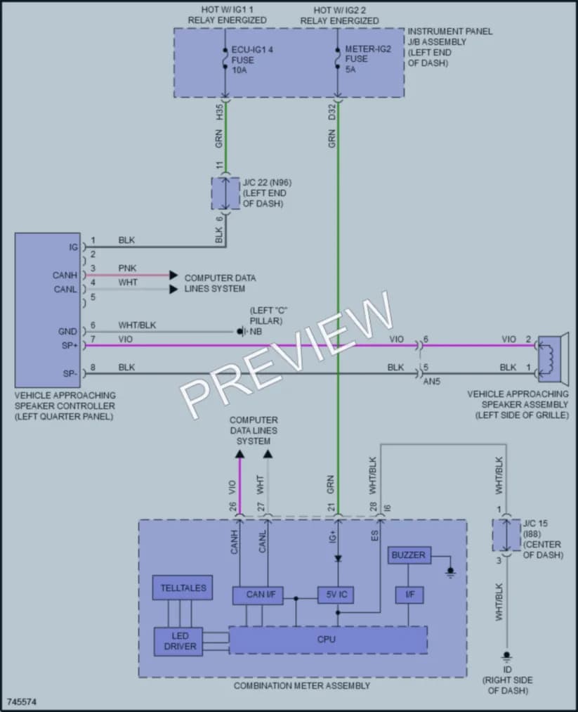 2023 Toyota PriusPrime Active Bodyworks wiring diagram preview