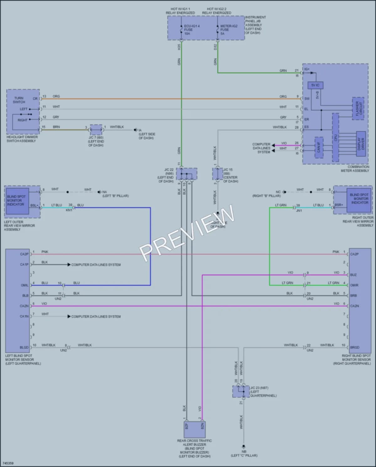 2023 Toyota PriusPrime Navigation wiring diagram preview