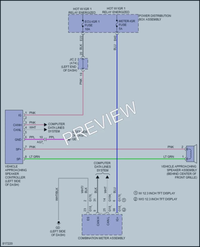 2023 Toyota RAV4Prime Active Bodyworks wiring diagram preview
