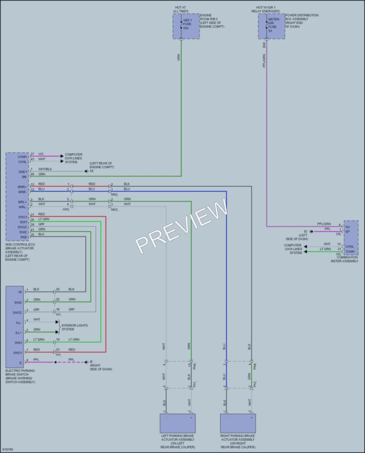 2023 Toyota Sequoia Shift Interlock wiring diagram preview