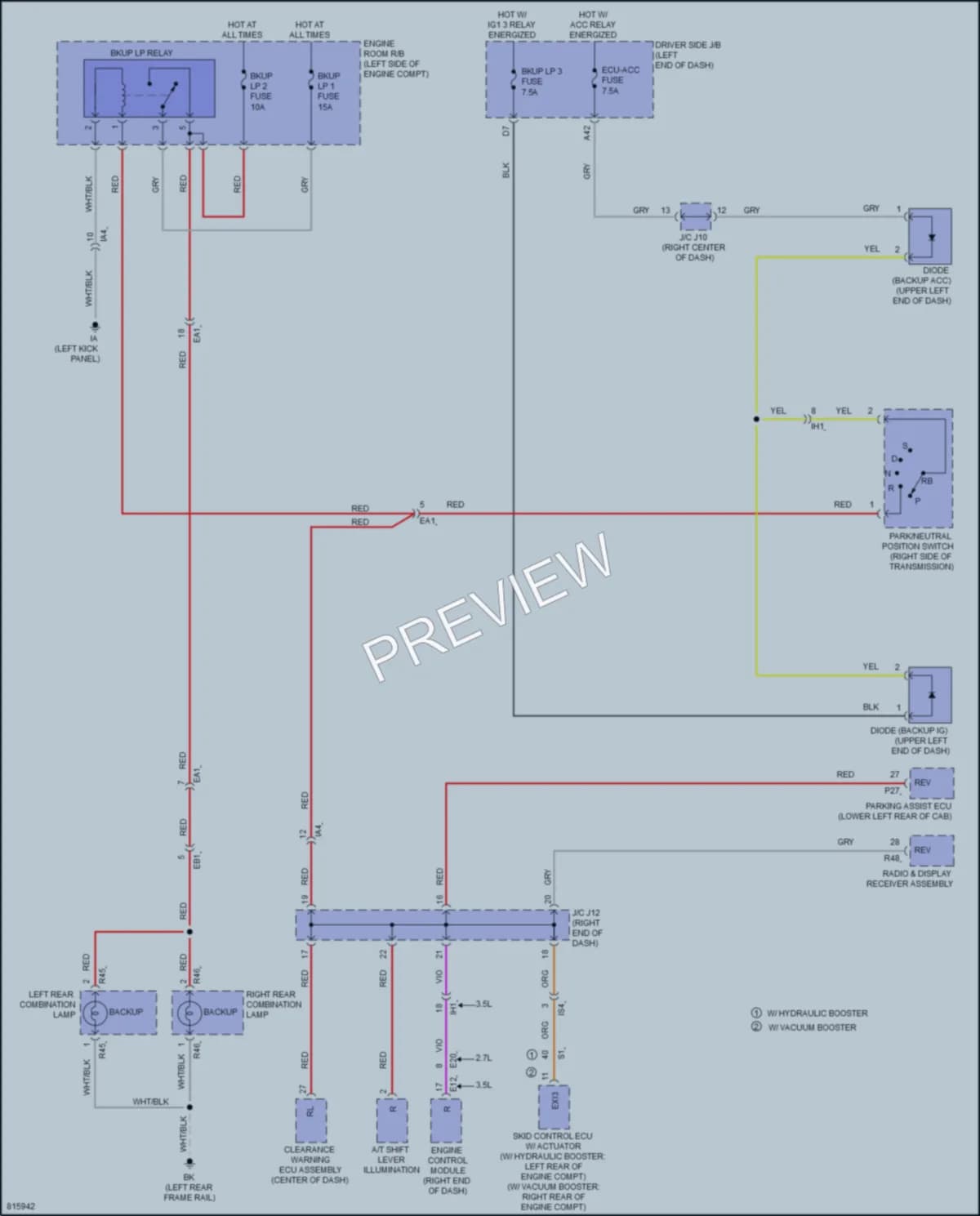 2023 Toyota Tacoma Exterior Lights wiring diagram preview