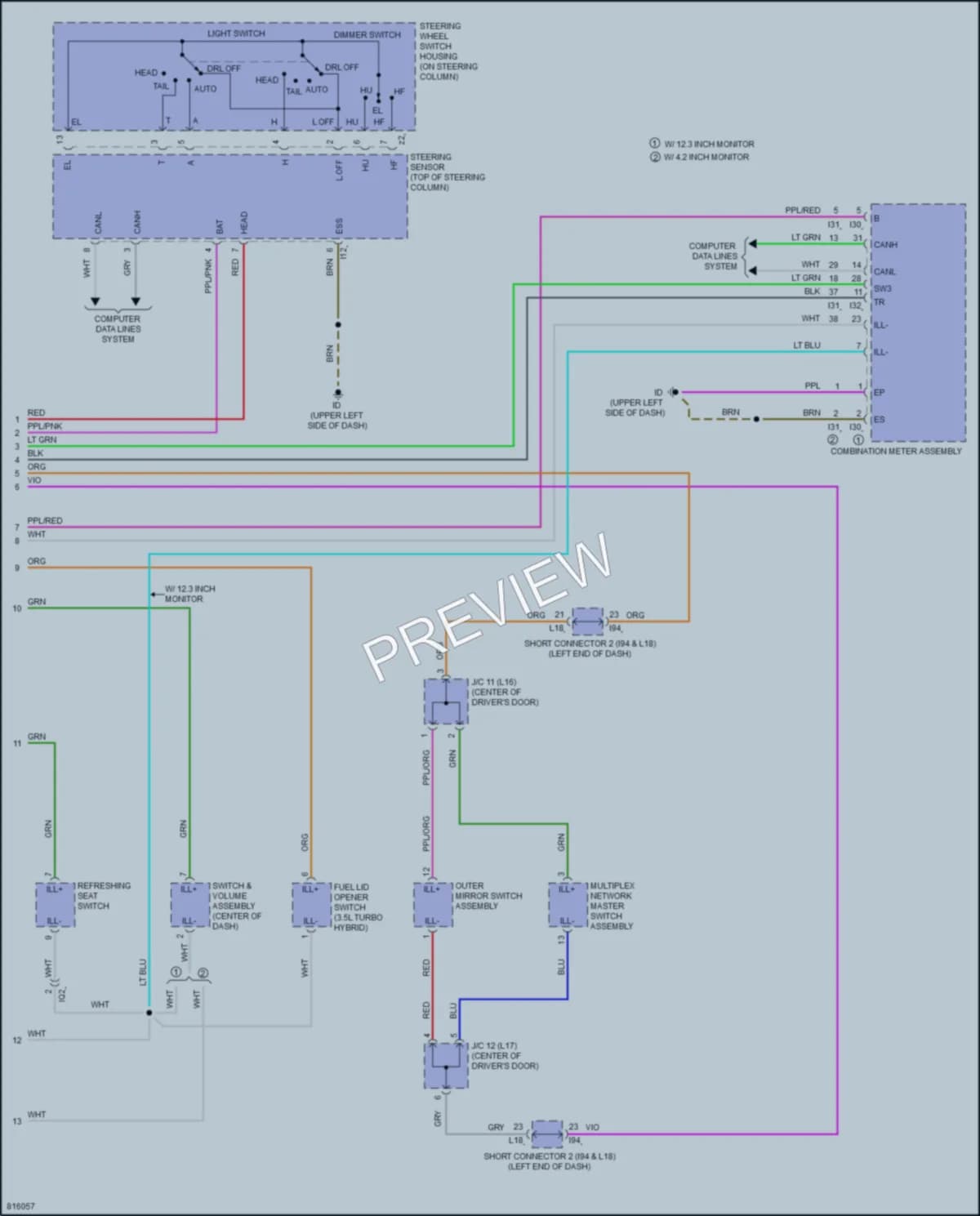 2023 Toyota Tundra Interior Lights wiring diagram preview