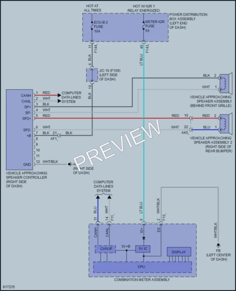 2023 Toyota bZ4X Active Bodyworks wiring diagram preview