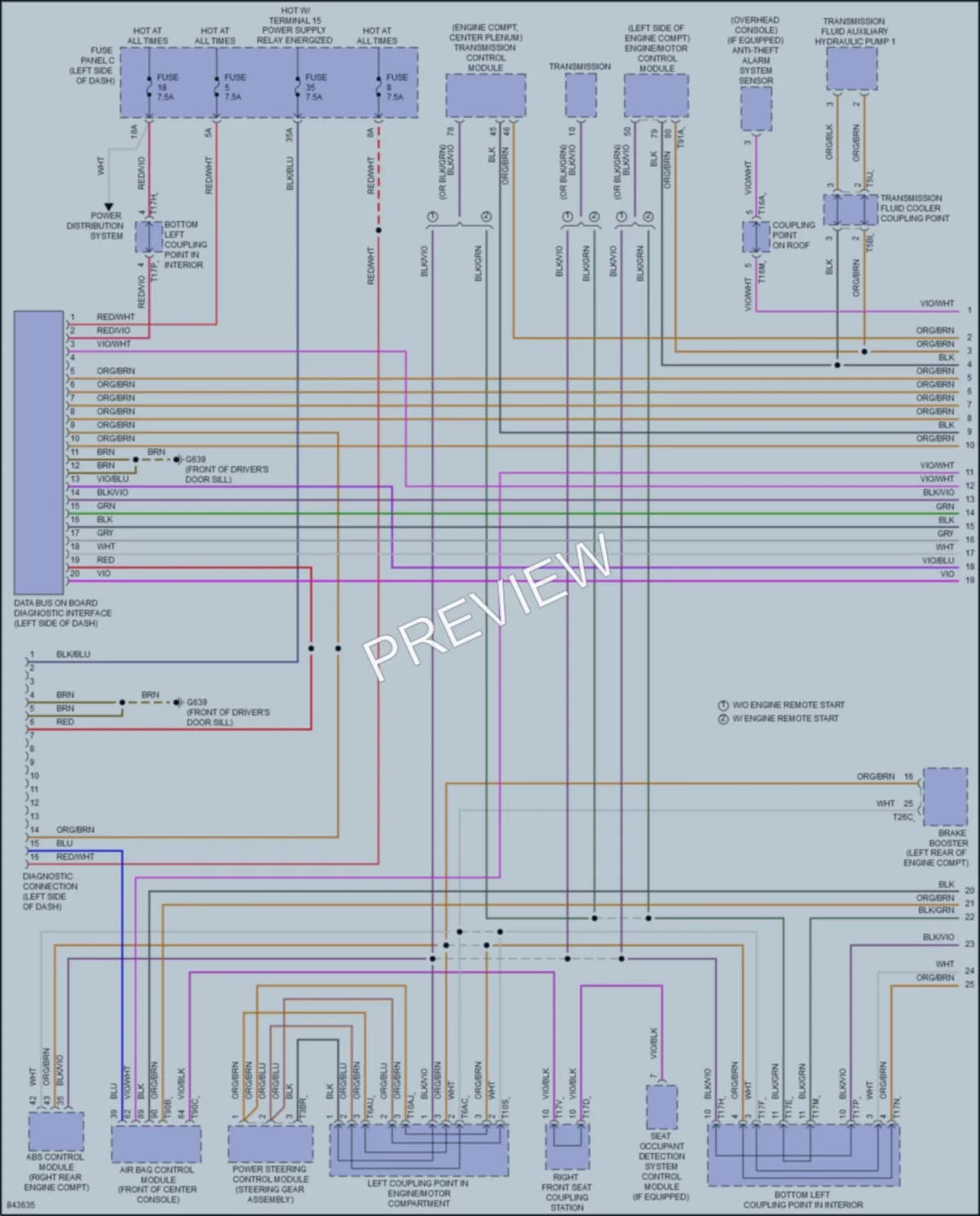 2023 Volkswagen Arteon Computer Data Lines wiring diagram preview