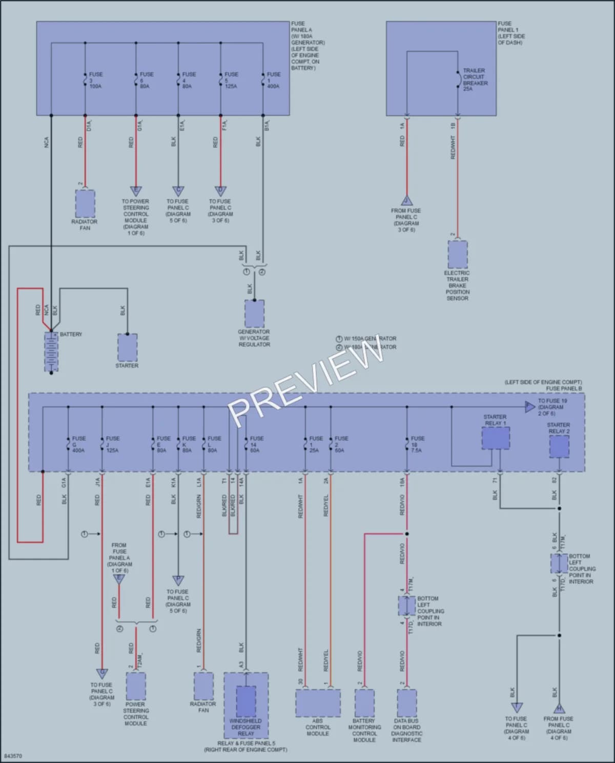2023 Volkswagen Atlas Power Distribution wiring diagram preview