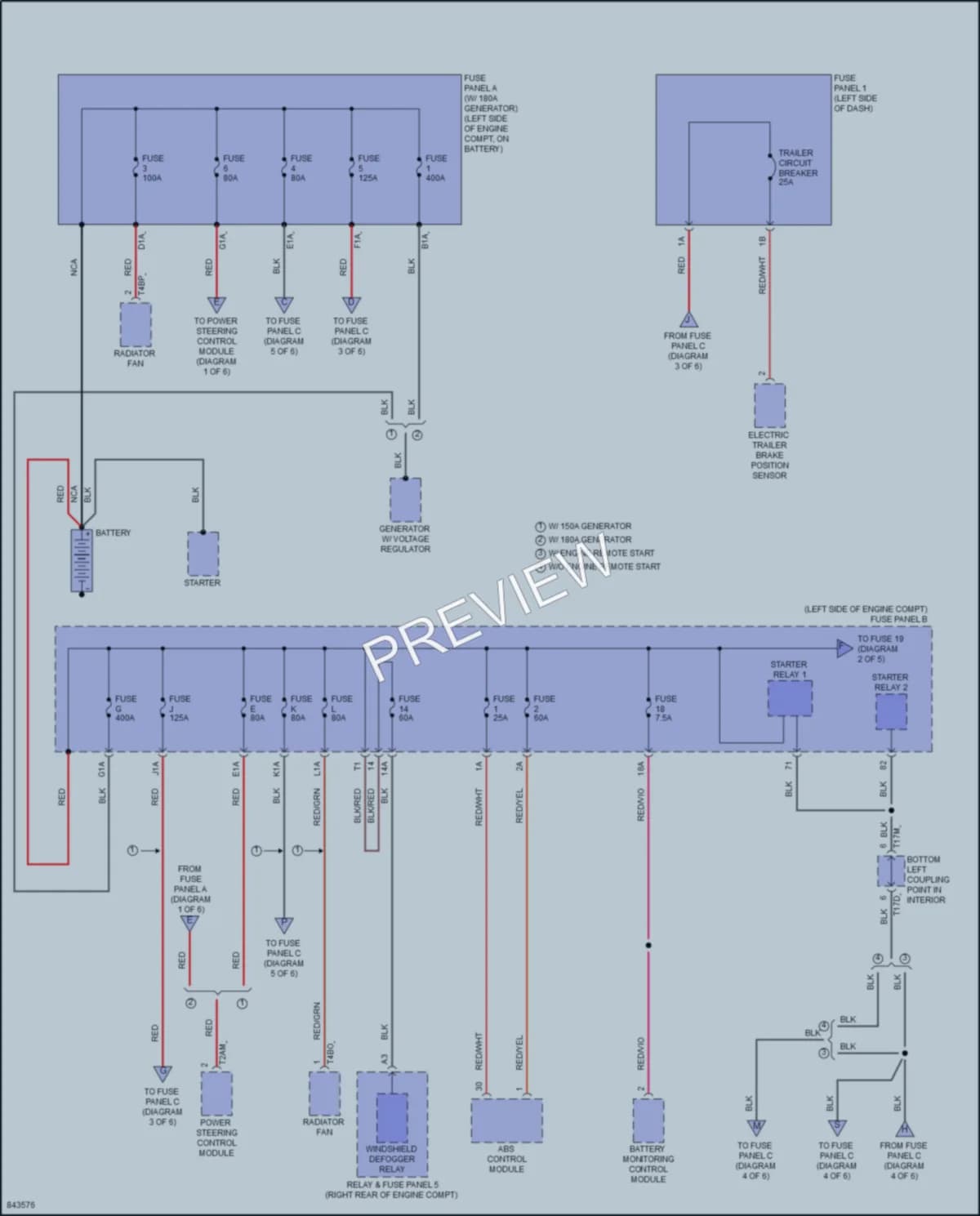 2023 Volkswagen AtlasCrossSport Power Distribution wiring diagram preview