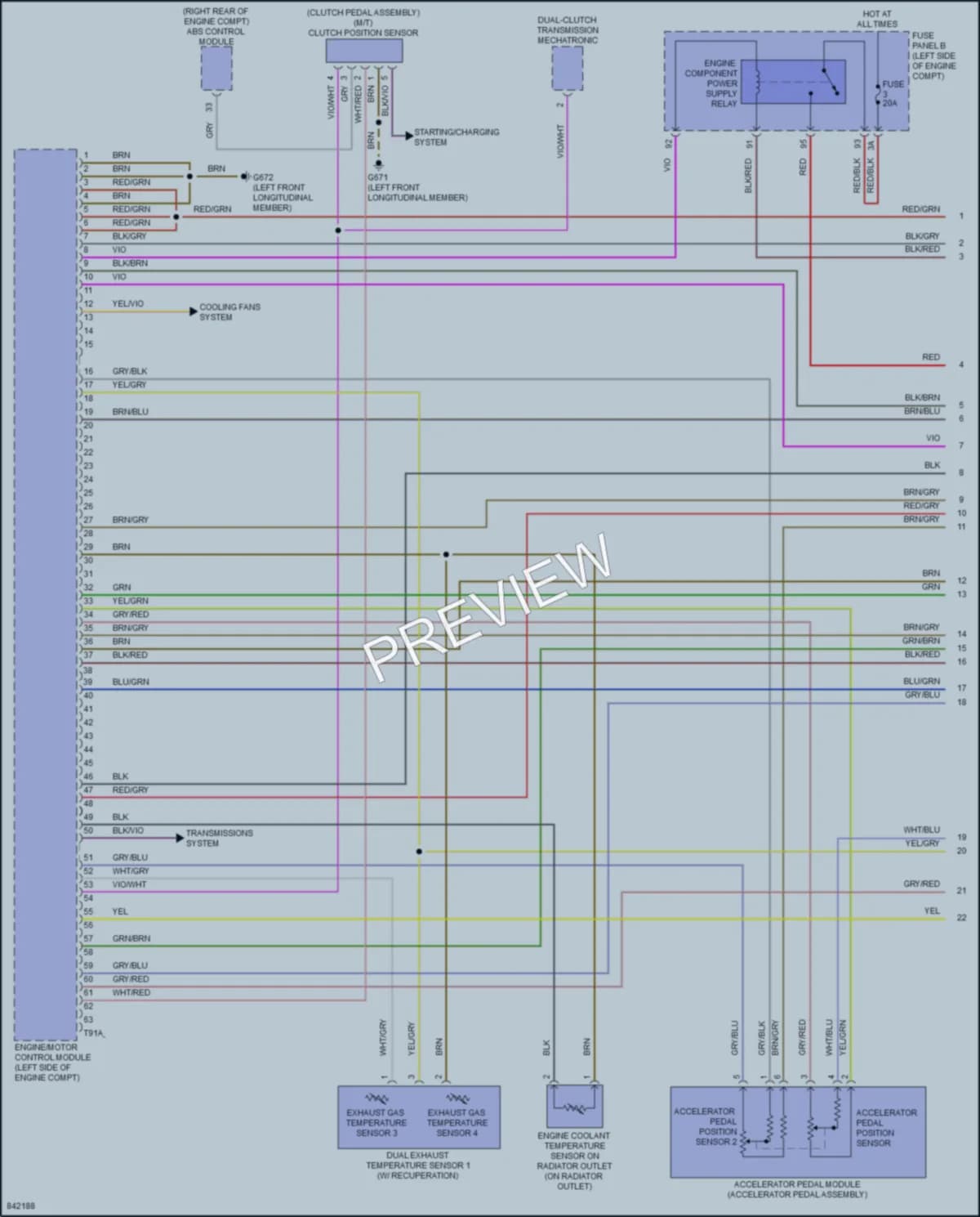 2023 Volkswagen GolfGTI Engine Performance wiring diagram preview