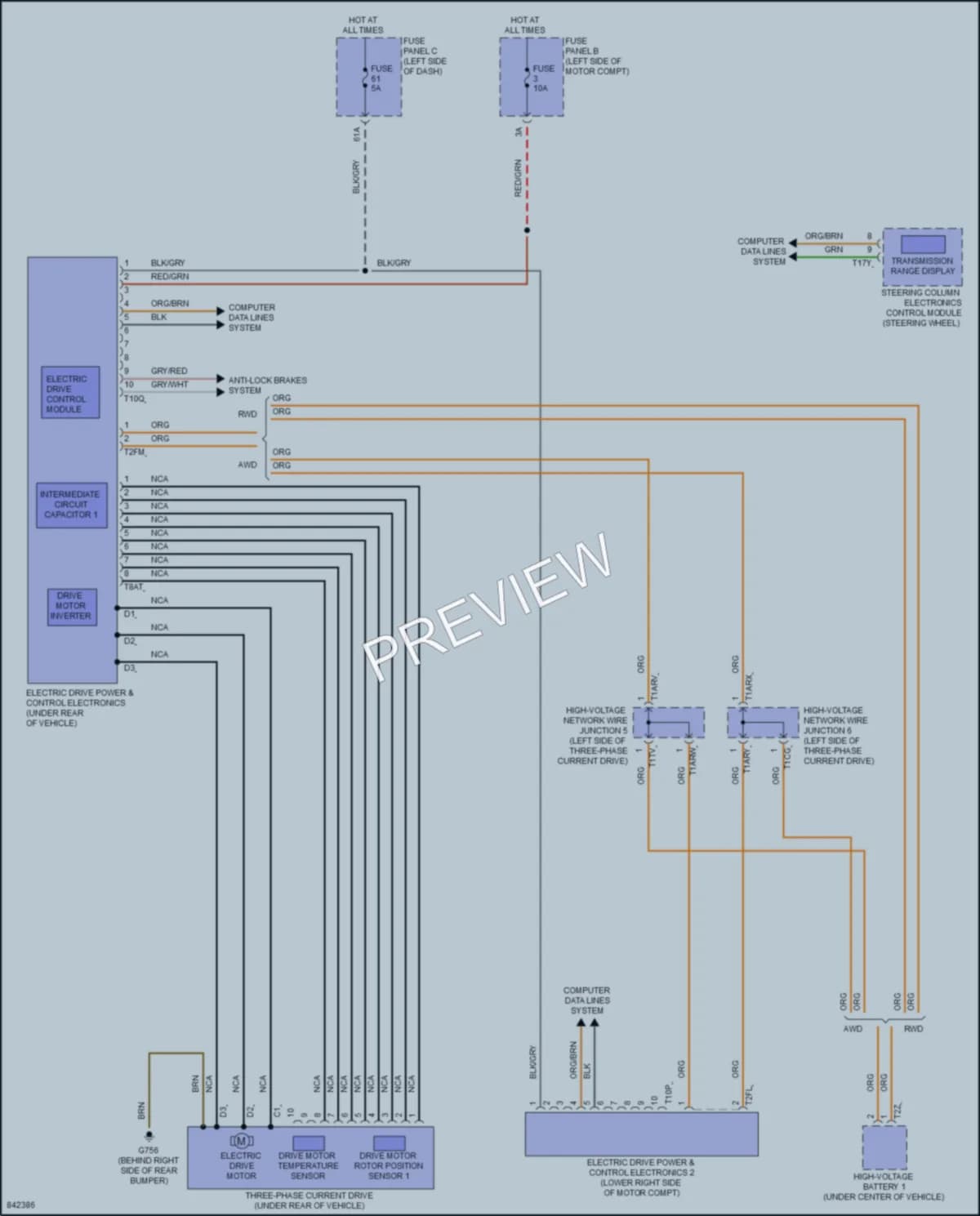 2023 Volkswagen ID4 Transmission wiring diagram preview