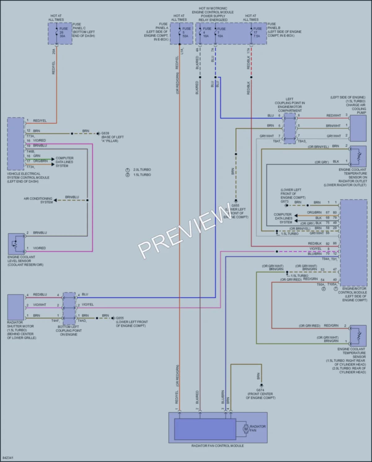 2023 Volkswagen JettaGLI Cooling Fan wiring diagram preview