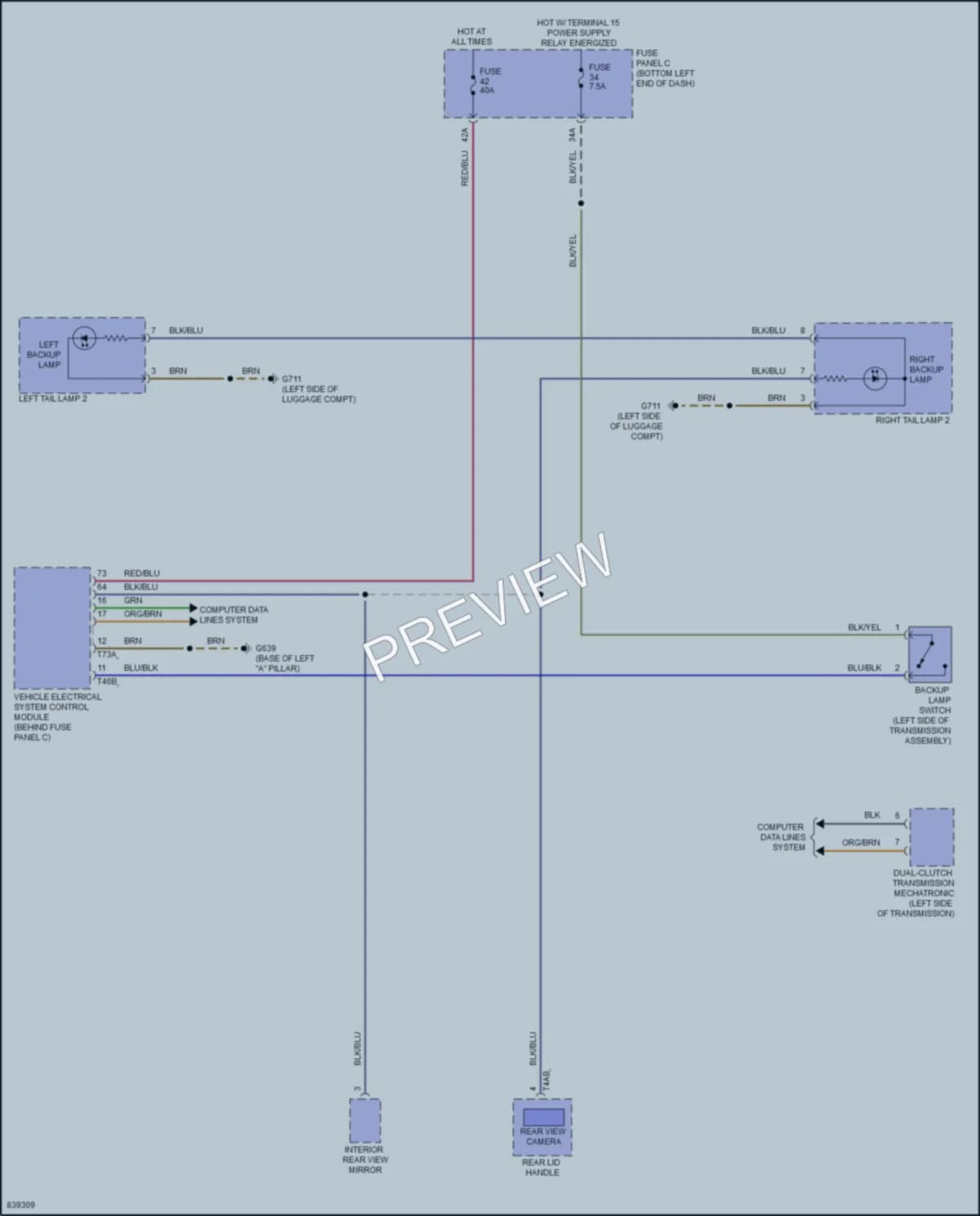 2023 Volkswagen JettaGLI Exterior Lights wiring diagram preview