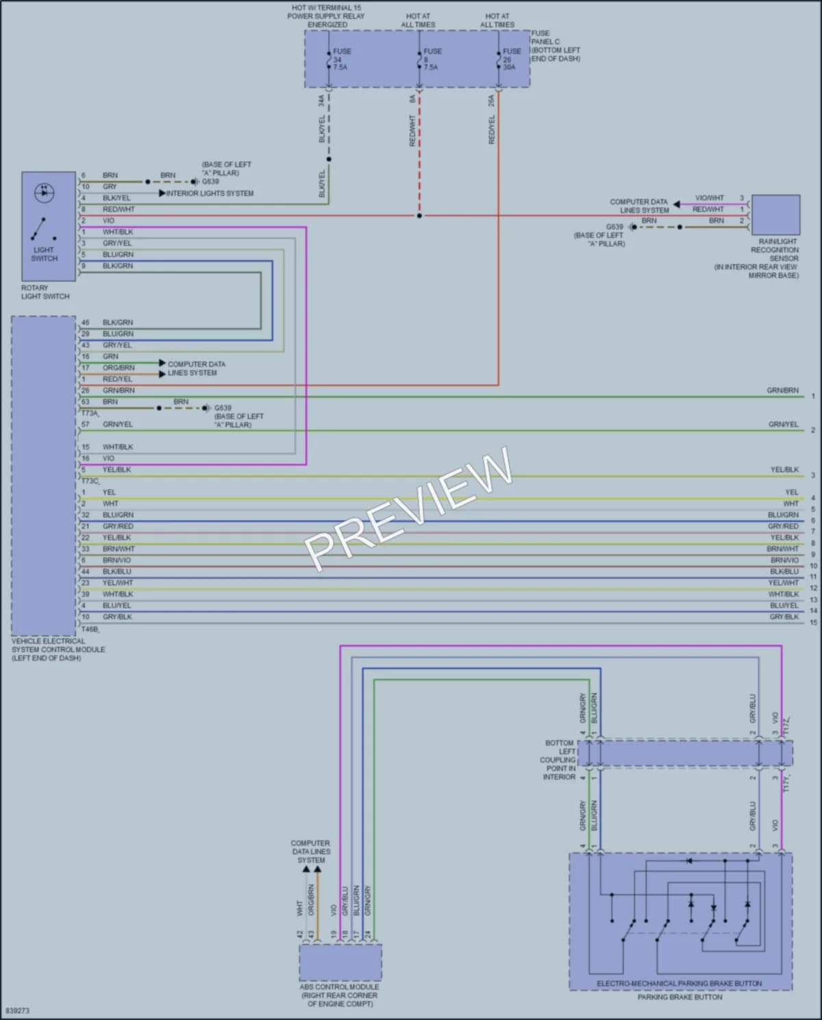 2023 Volkswagen JettaGLI Headlights wiring diagram preview