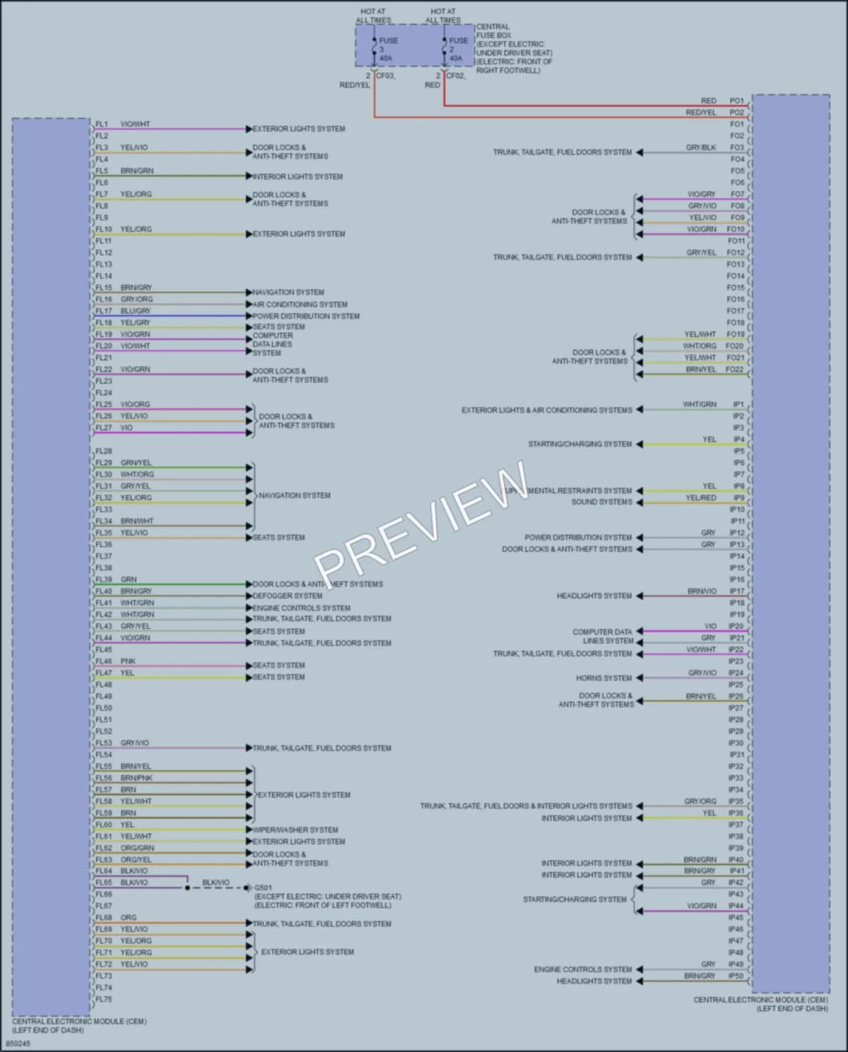 2023 Volvo XC40 Body Control Modules wiring diagram preview