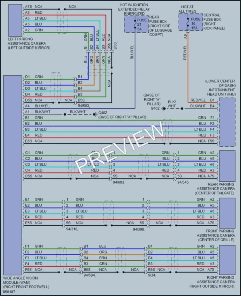 2023 Volvo XC60 Navigation wiring diagram preview