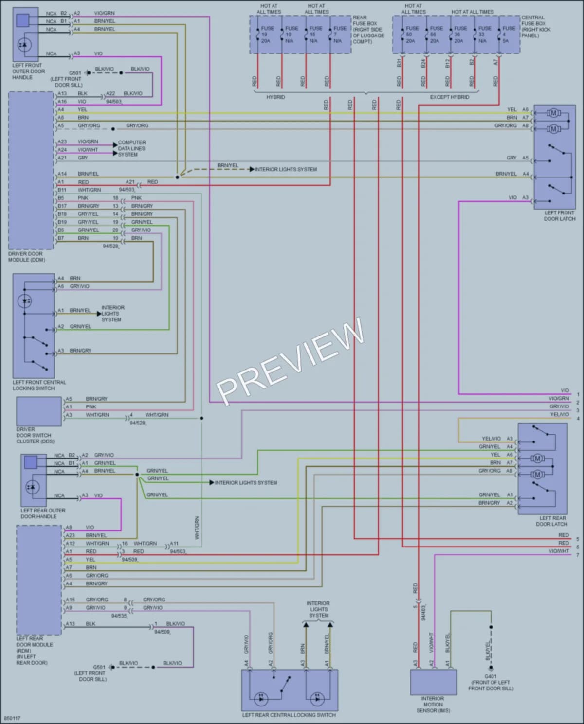 2023 Volvo XC90 Anti Theft wiring diagram preview
