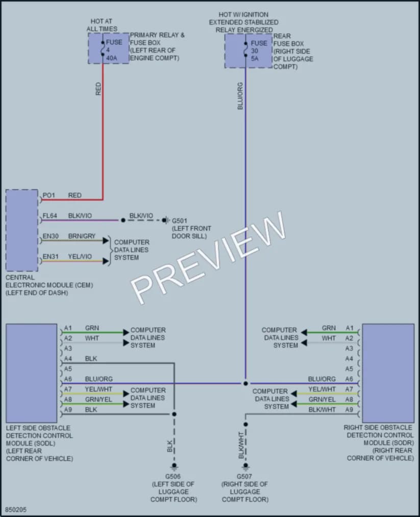 2023 Volvo XC90PlugIn Navigation wiring diagram preview