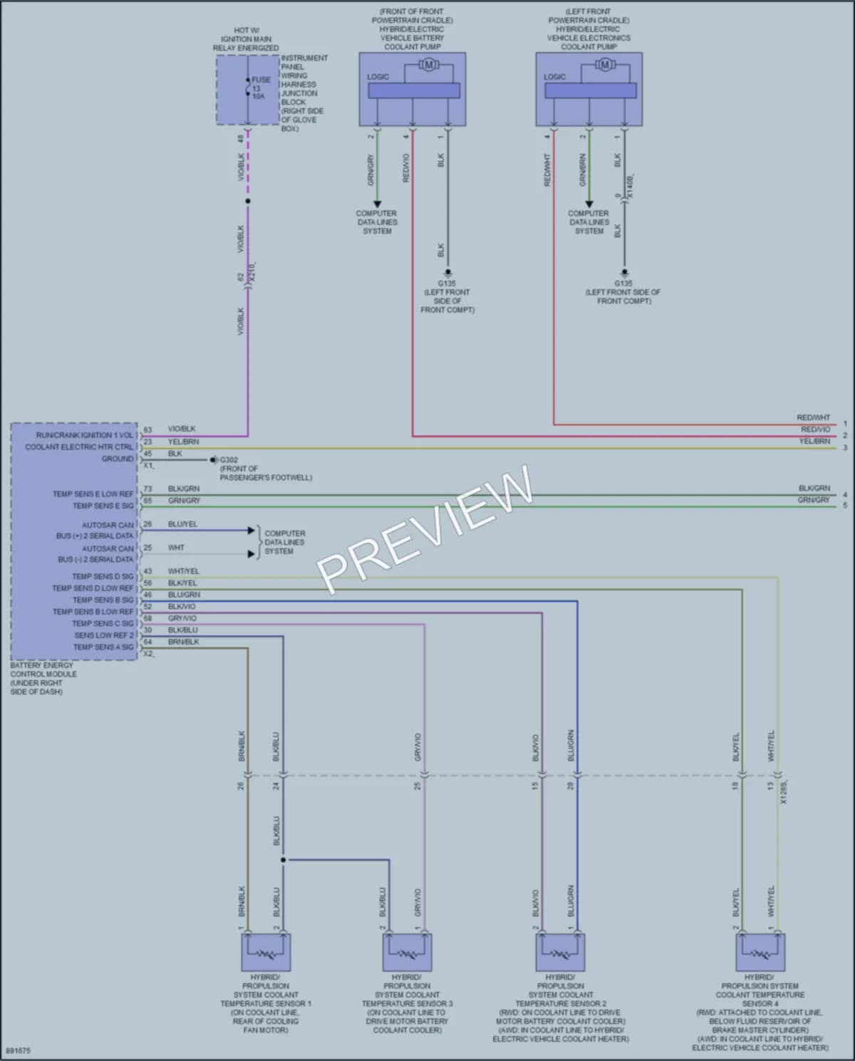2024 Acura ZDXEV Cooling Fan wiring diagram preview