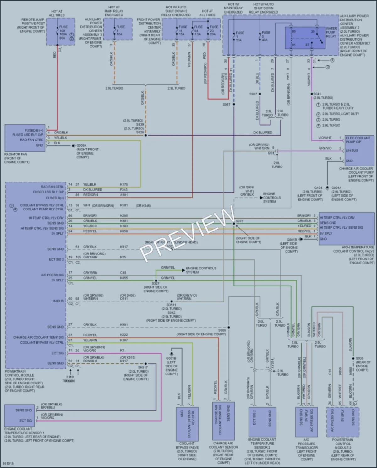 2024 AlfaRomeo Giulia Cooling Fan Wiring Diagrams protected preview