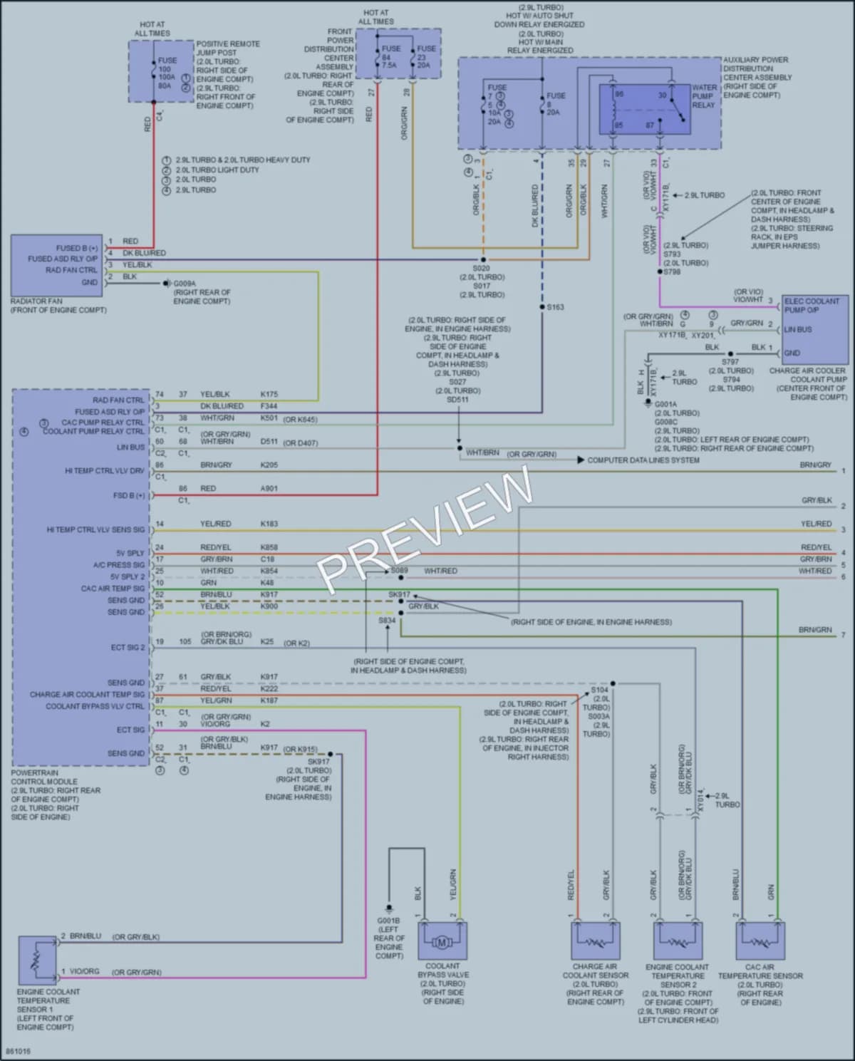 2024 AlfaRomeo Stelvio Cooling Fan wiring diagram preview
