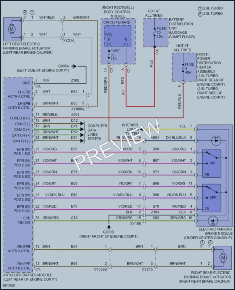 2024 AlfaRomeo Stelvio Shift Interlock wiring diagram preview