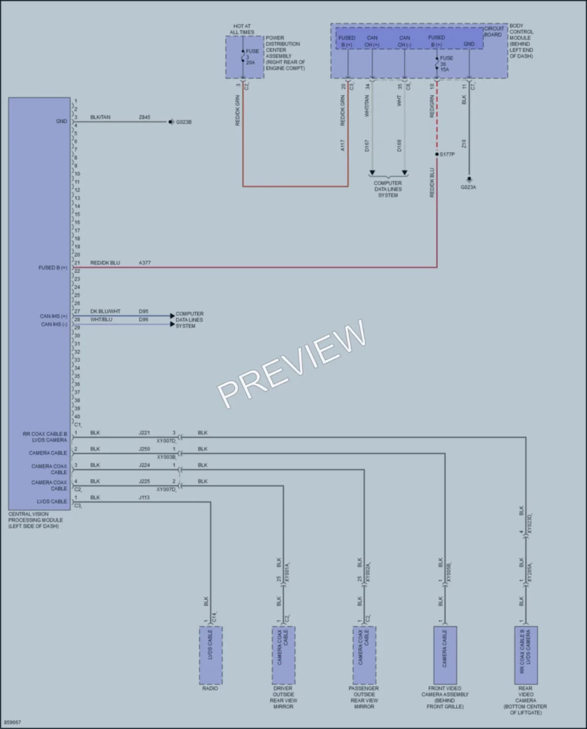 2024 AlfaRomeo Tonale Navigation wiring diagram preview