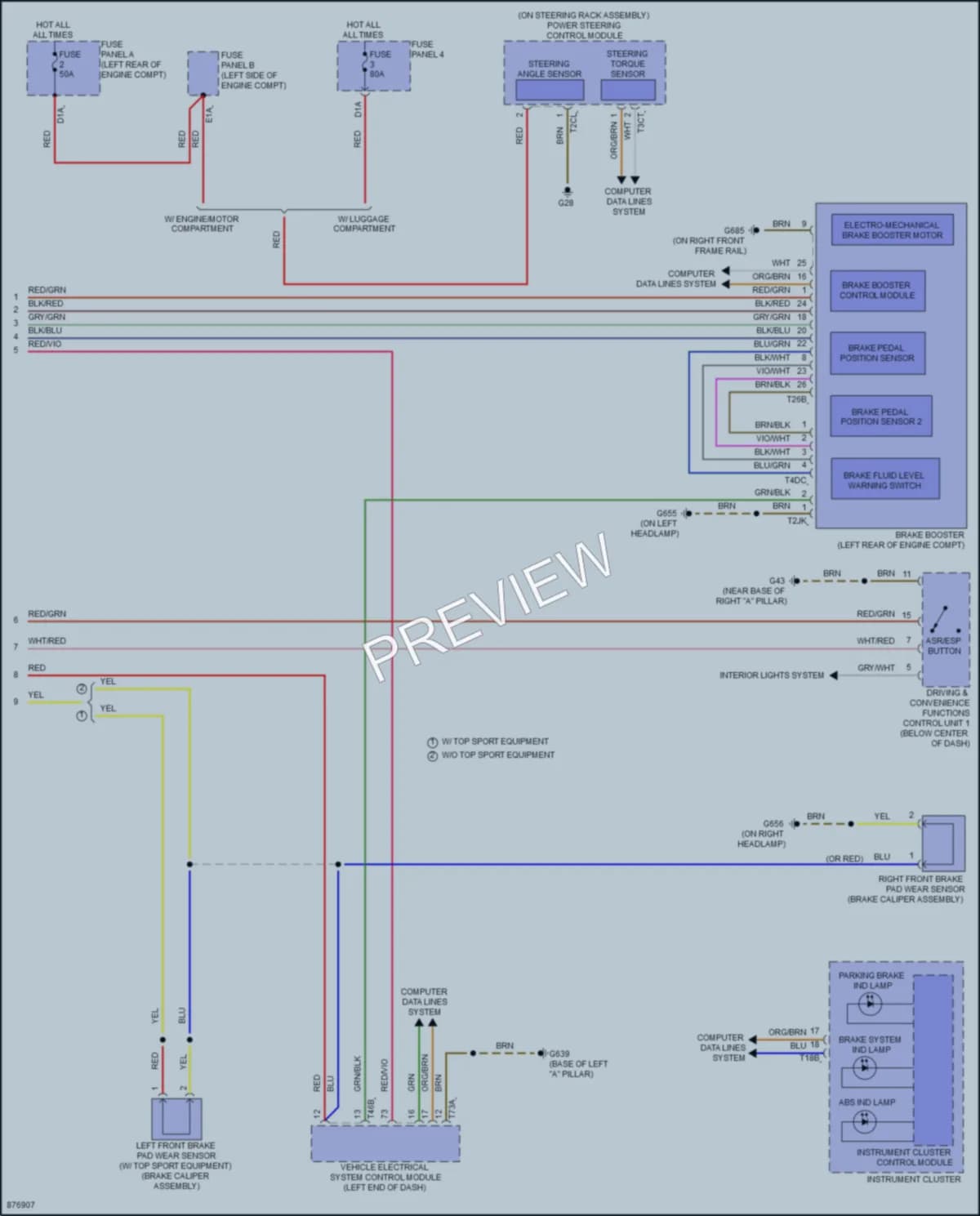 2024 Audi A3 Anti Lock Brakes Wiring Diagrams protected preview