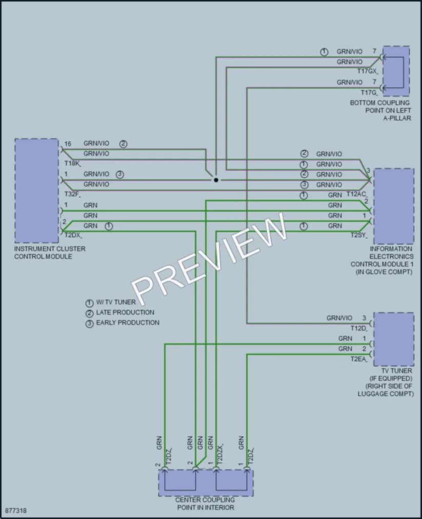 2024 Audi A4 Radio wiring diagram preview