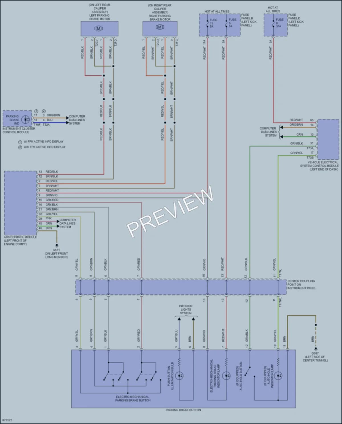 2024 Audi A6allroad Shift Interlock wiring diagram preview