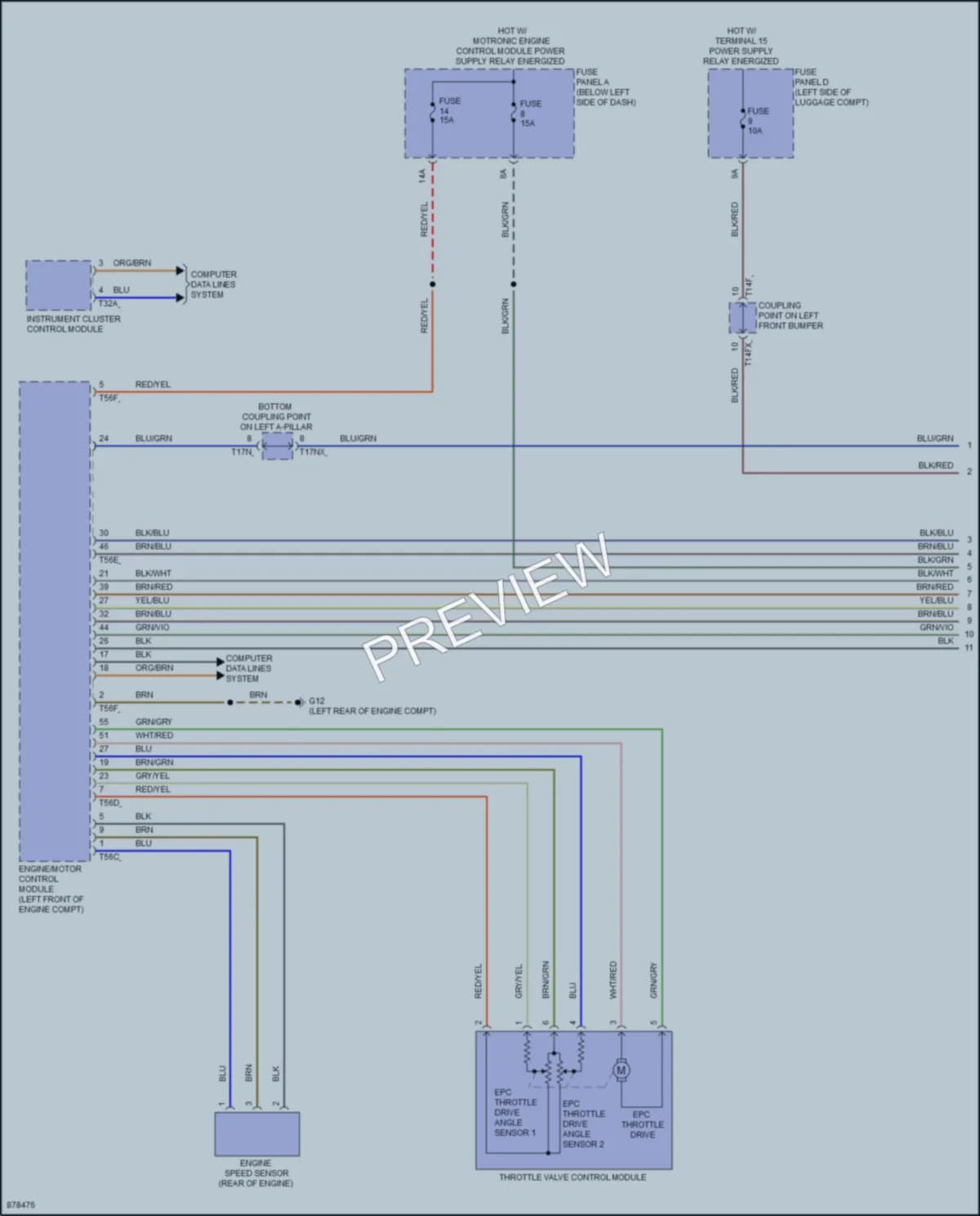 2024 Audi A8L Cruise Control wiring diagram preview