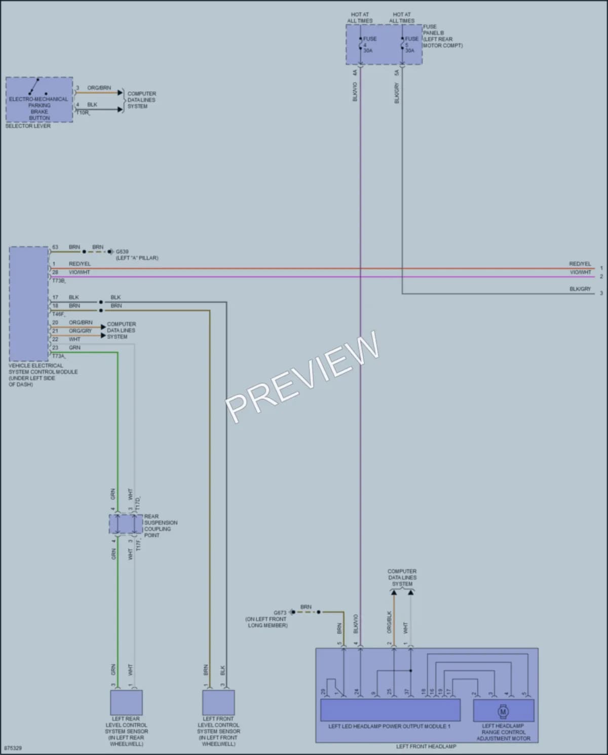 2024 Audi Q4etron Headlights wiring diagram preview