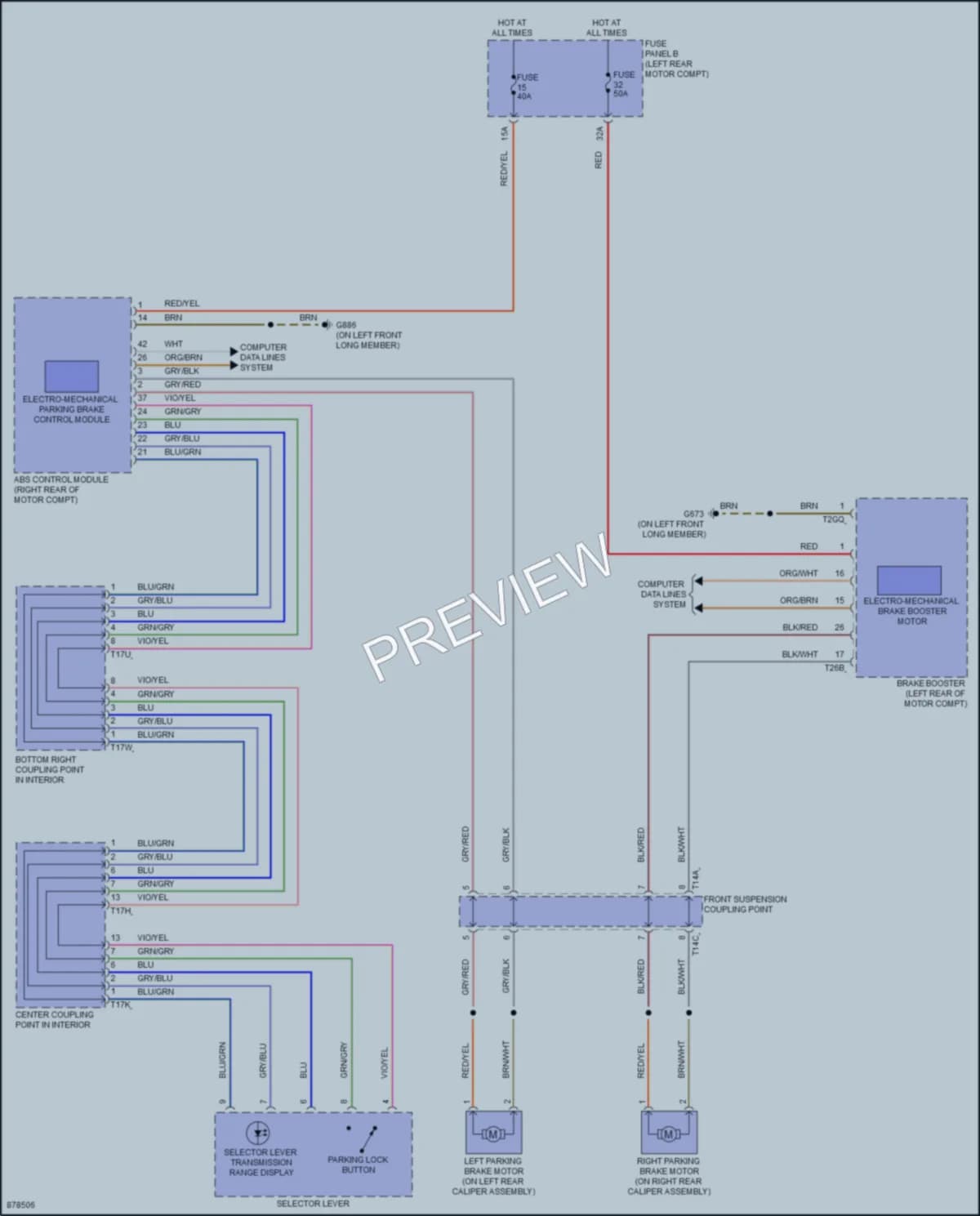 2024 Audi Q4etronSportback Shift Interlock wiring diagram preview