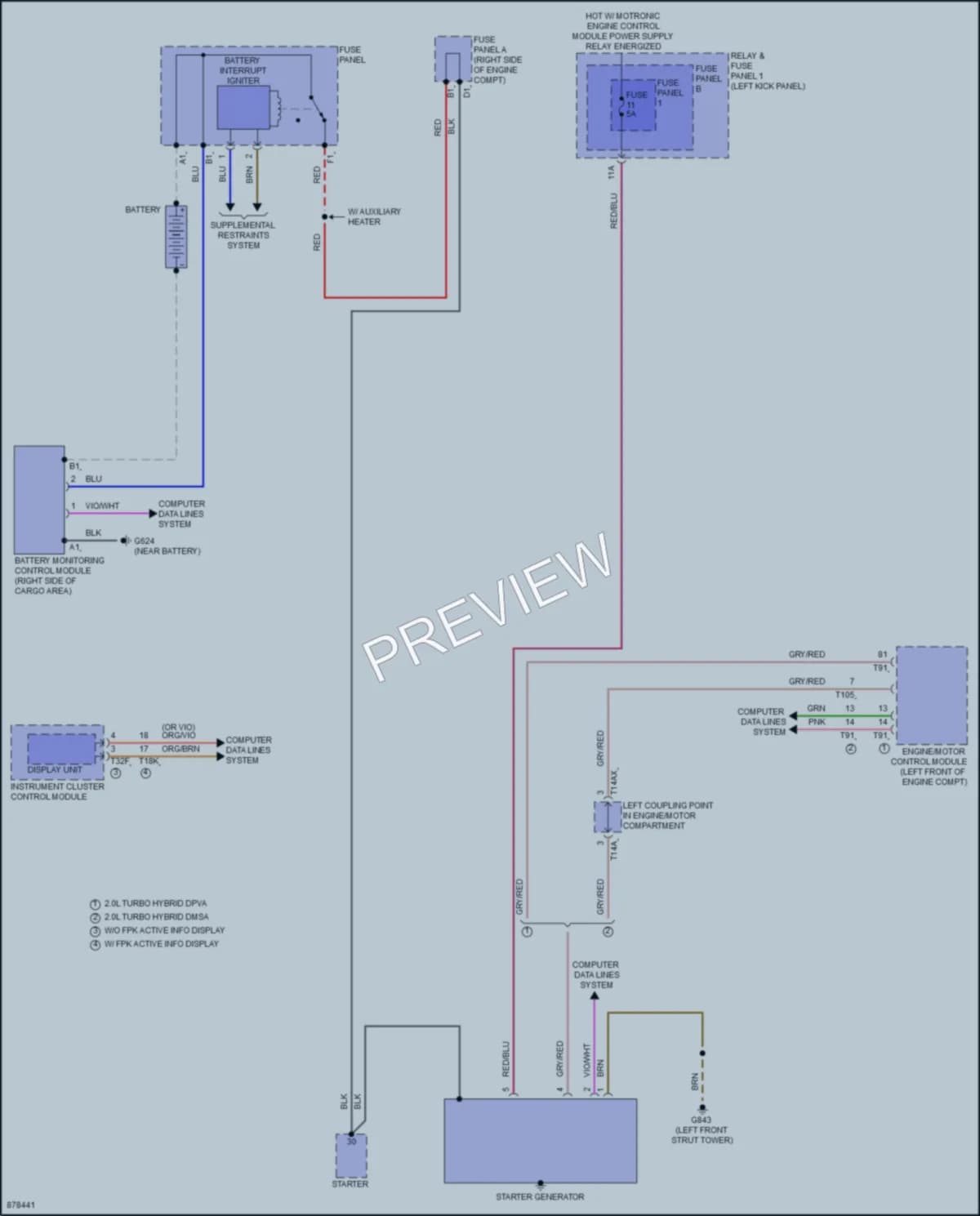 2024 Audi Q5 Starting Charging wiring diagram preview