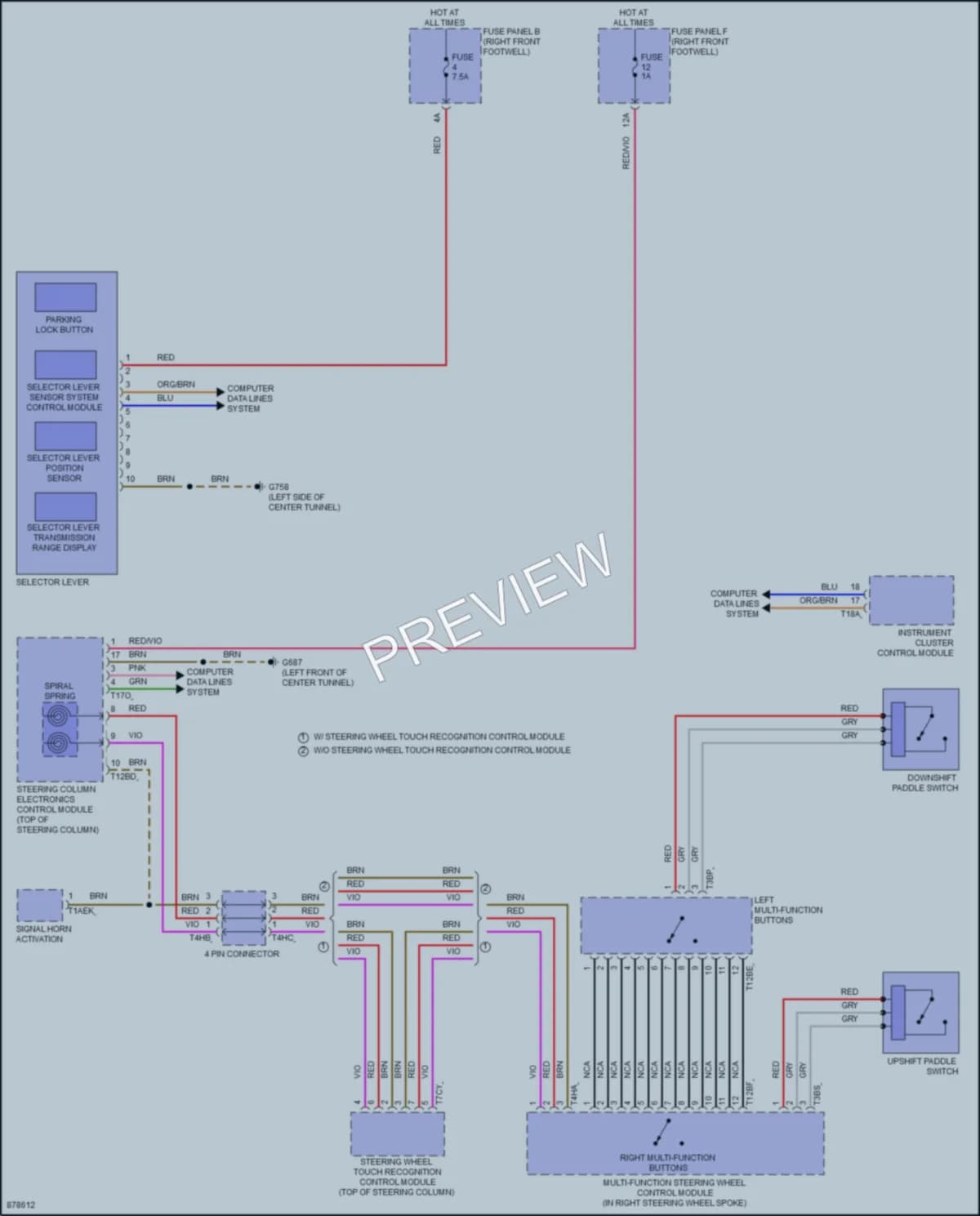 2024 Audi Q8etron Transmission wiring diagram preview