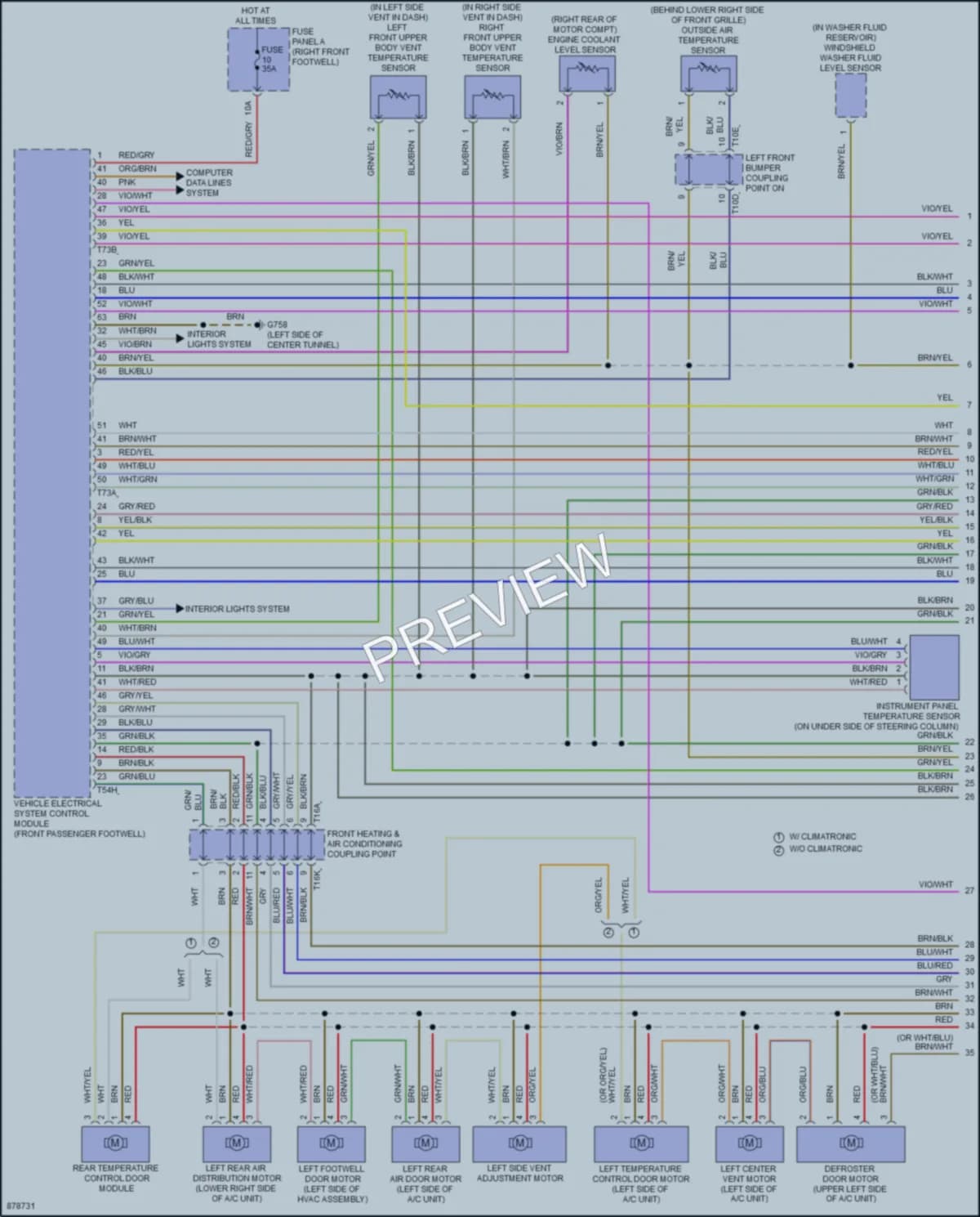 2024 Audi Q8etronSportback Air Conditioning wiring diagram preview