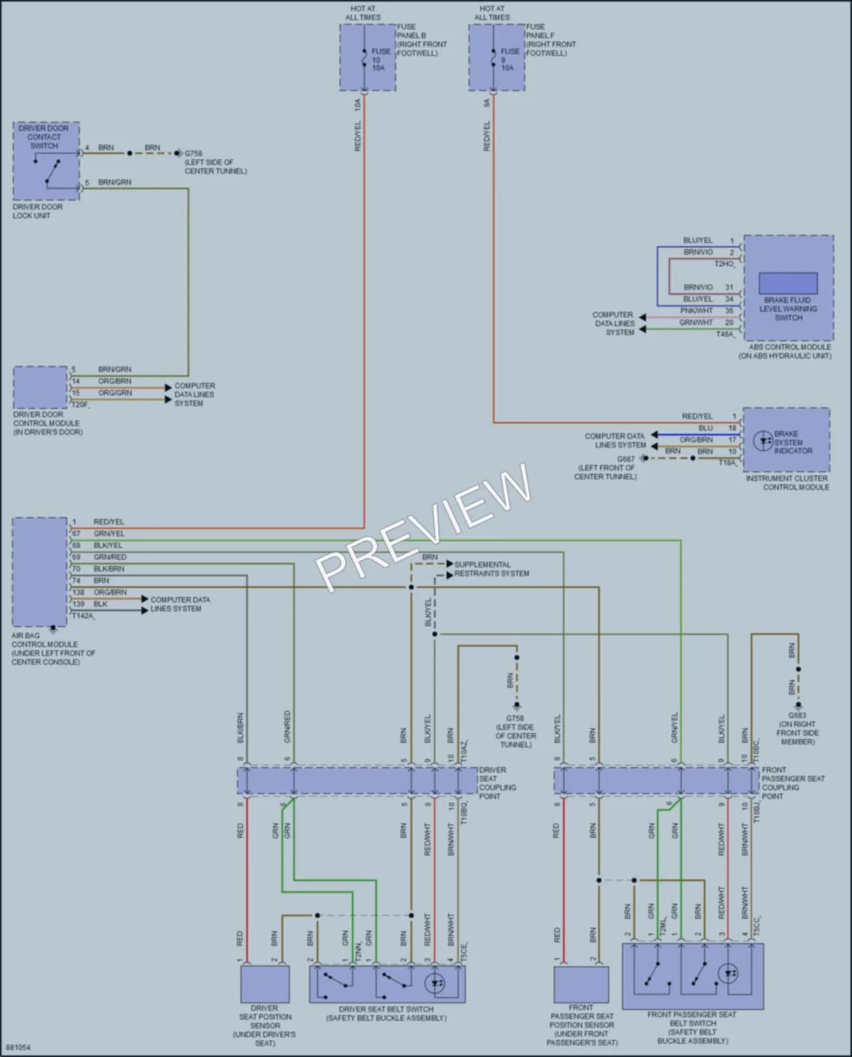 2024 Audi Q8etronSportback Warning Systems wiring diagram preview