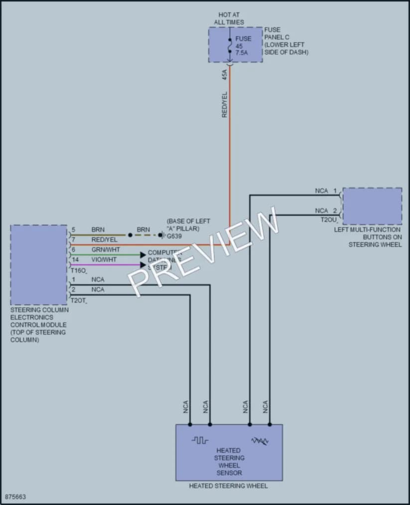 2024 Audi RS3 Power Seats wiring diagram preview